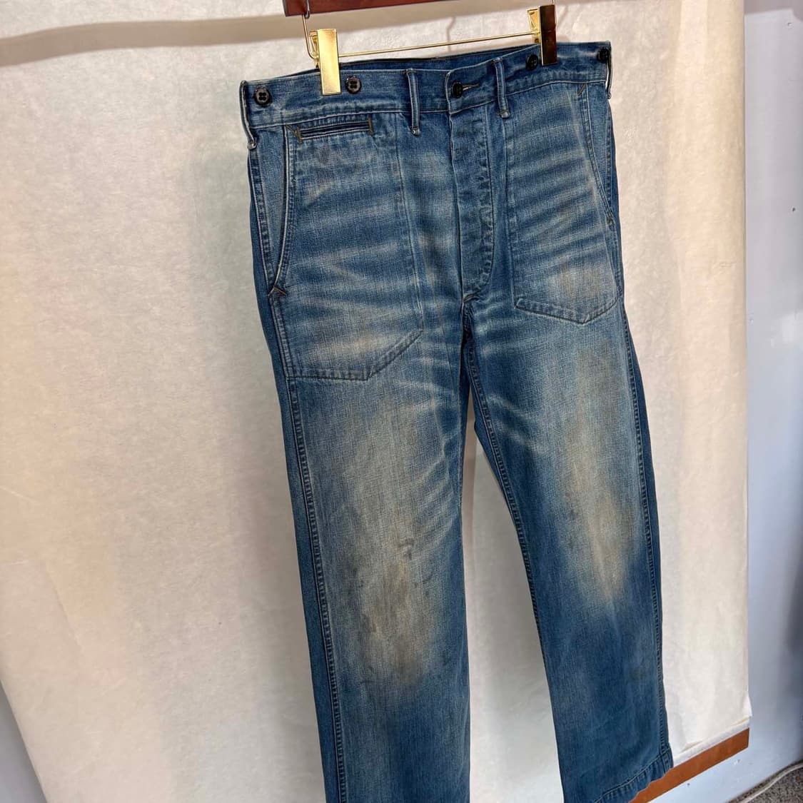 34-36 더블알엘 rrl double rl 데님 워크팬츠 상품이미지2