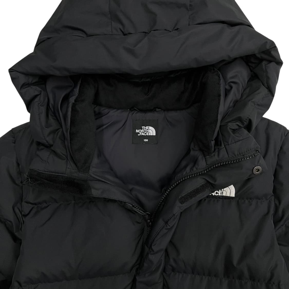 노스페이스 로고 블랙 롱패딩 150 상품이미지5