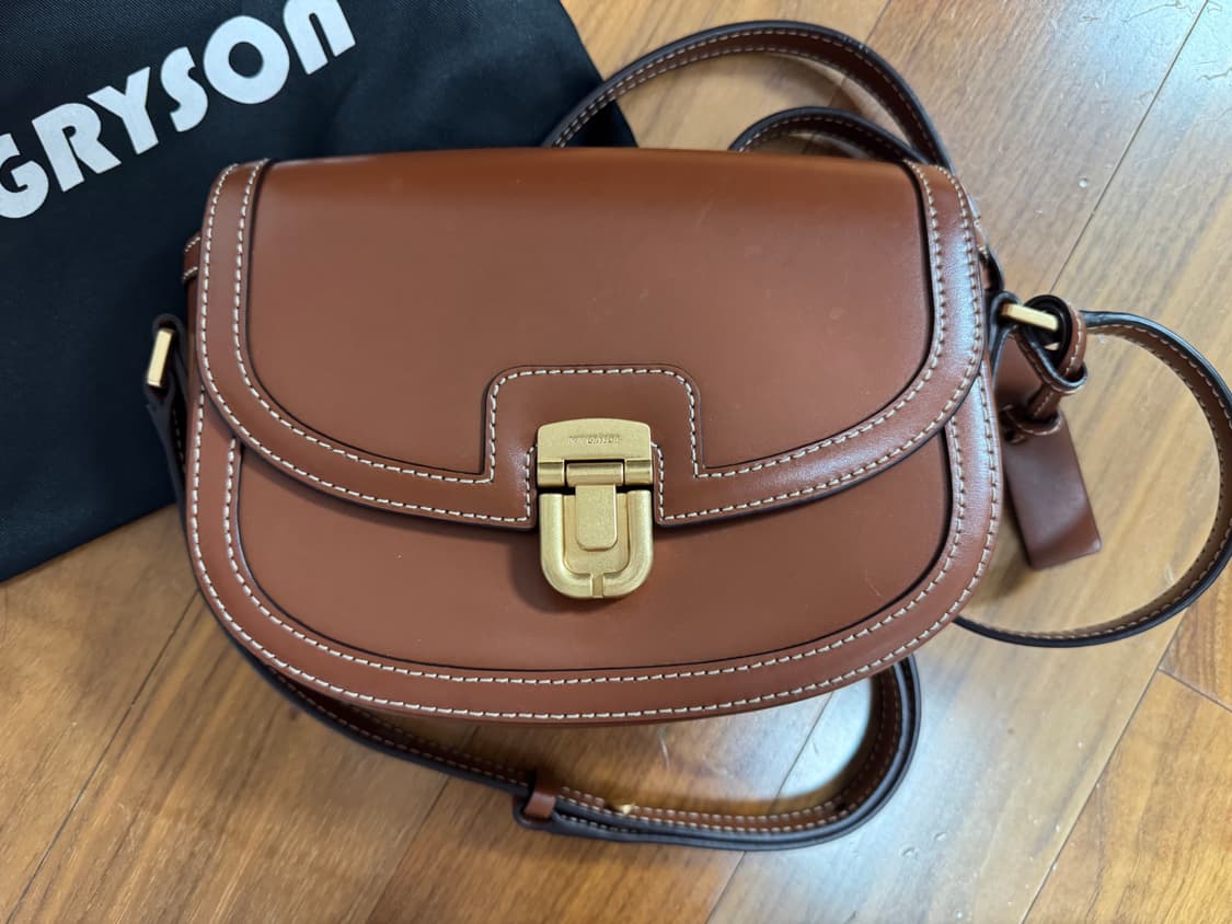 조이그라이슨 세렌디피티 브라운 가죽 크로스백 상품이미지1