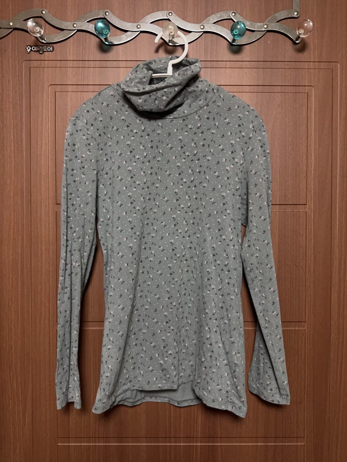 모리걸 하구미 일본 빈티지 둥근카라 홍콩 블라우스 원피스 목폴라 세트 상품이미지5