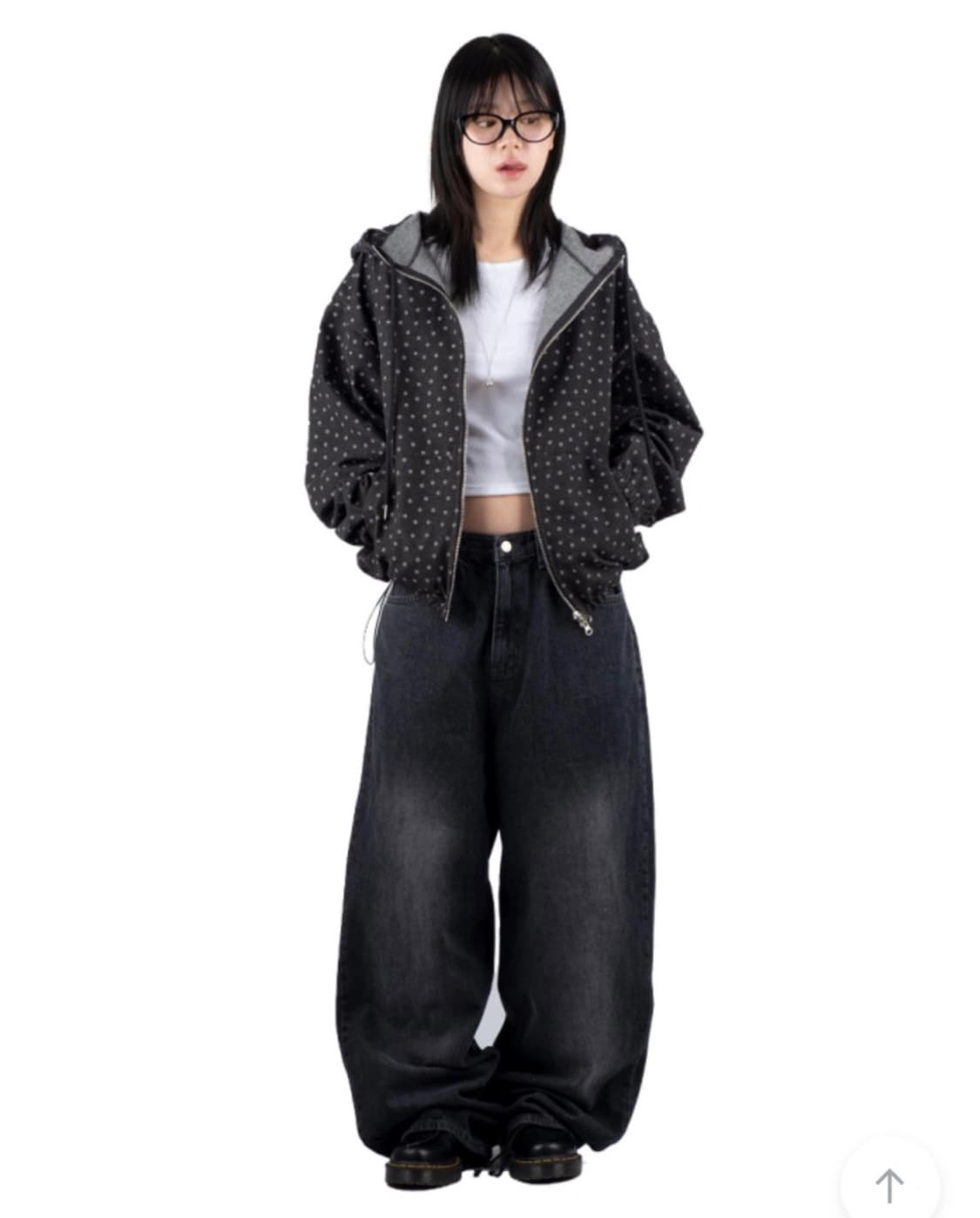 서울베이스드 도트 후드집업 상품이미지6