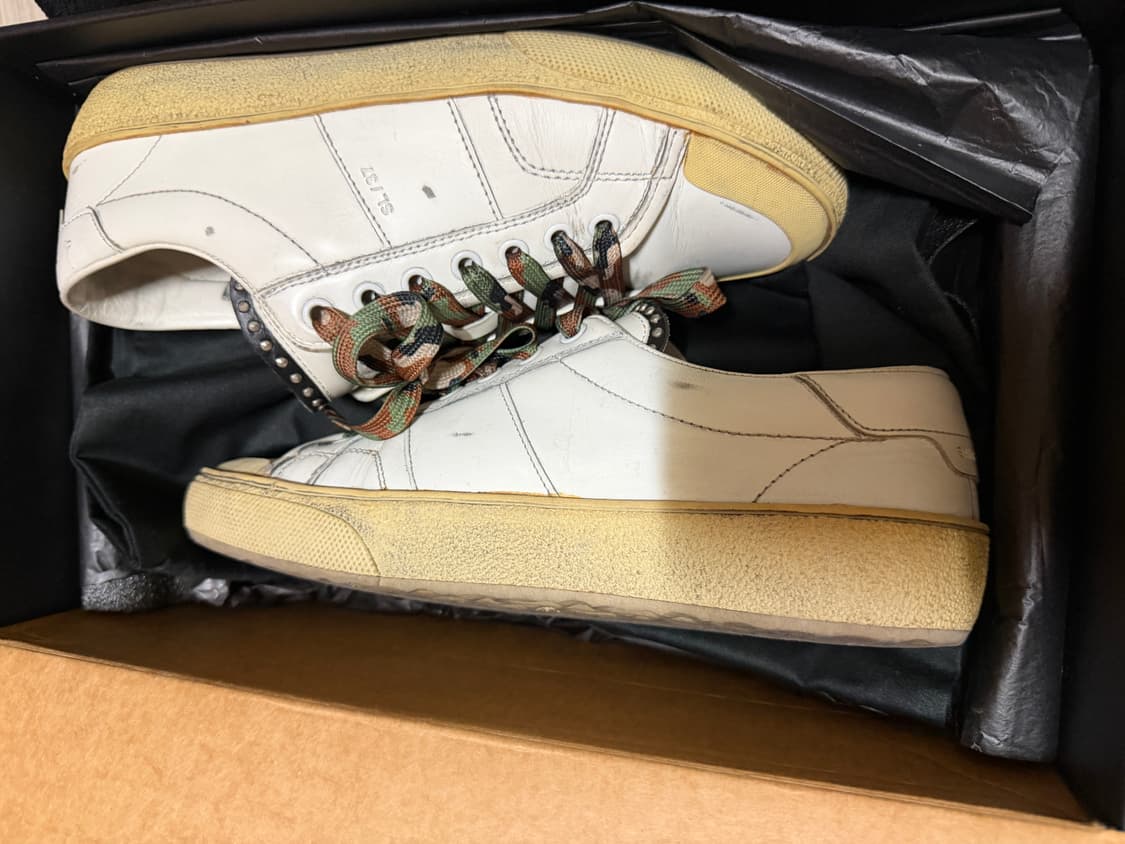 [39] 생로랑 서프코드 카모 로우 스니커즈 상품이미지2