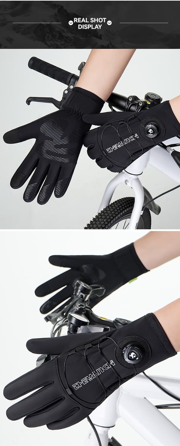 남녀 겨울용 자전거 방풍 방수 터치스크린 장갑 상품이미지3