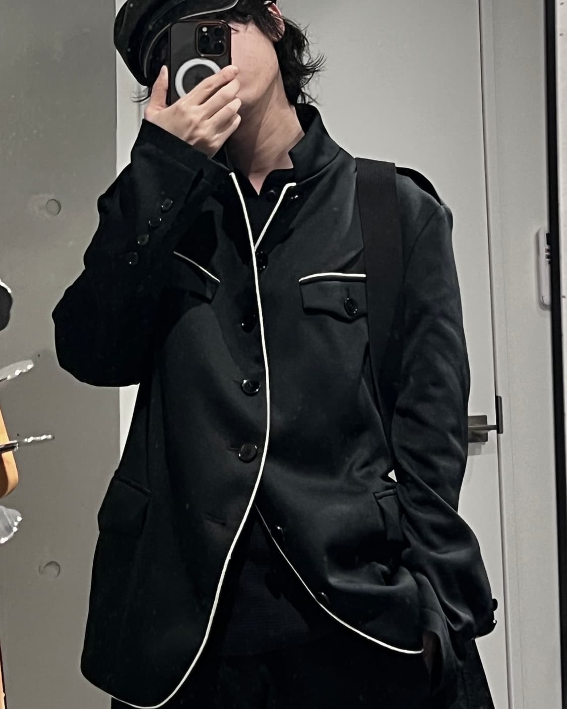 요지야마모토 ground y / 파이핑 밀리터리 자켓 상품이미지5