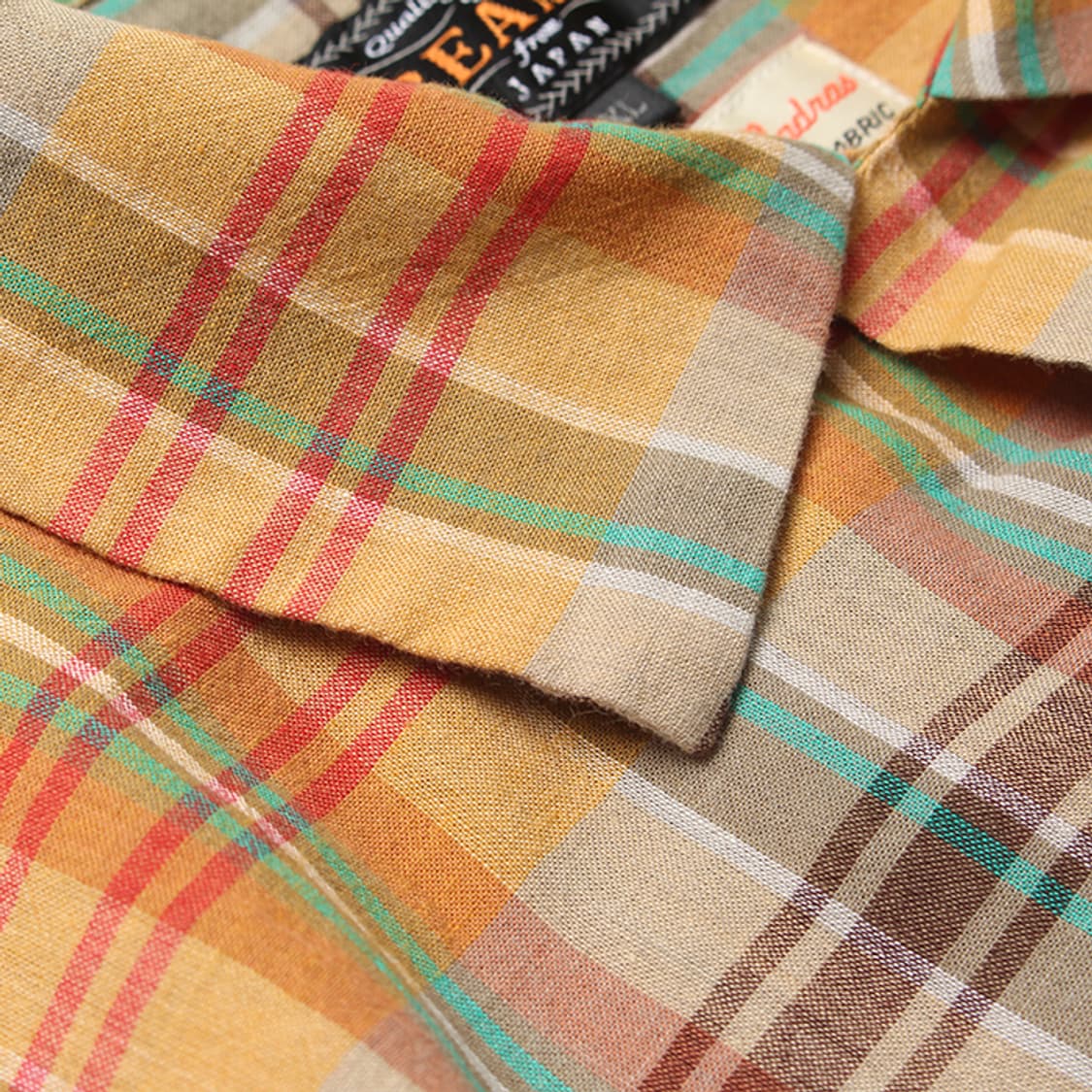  BEAMS "Orange Check Shirts" 상품이미지6