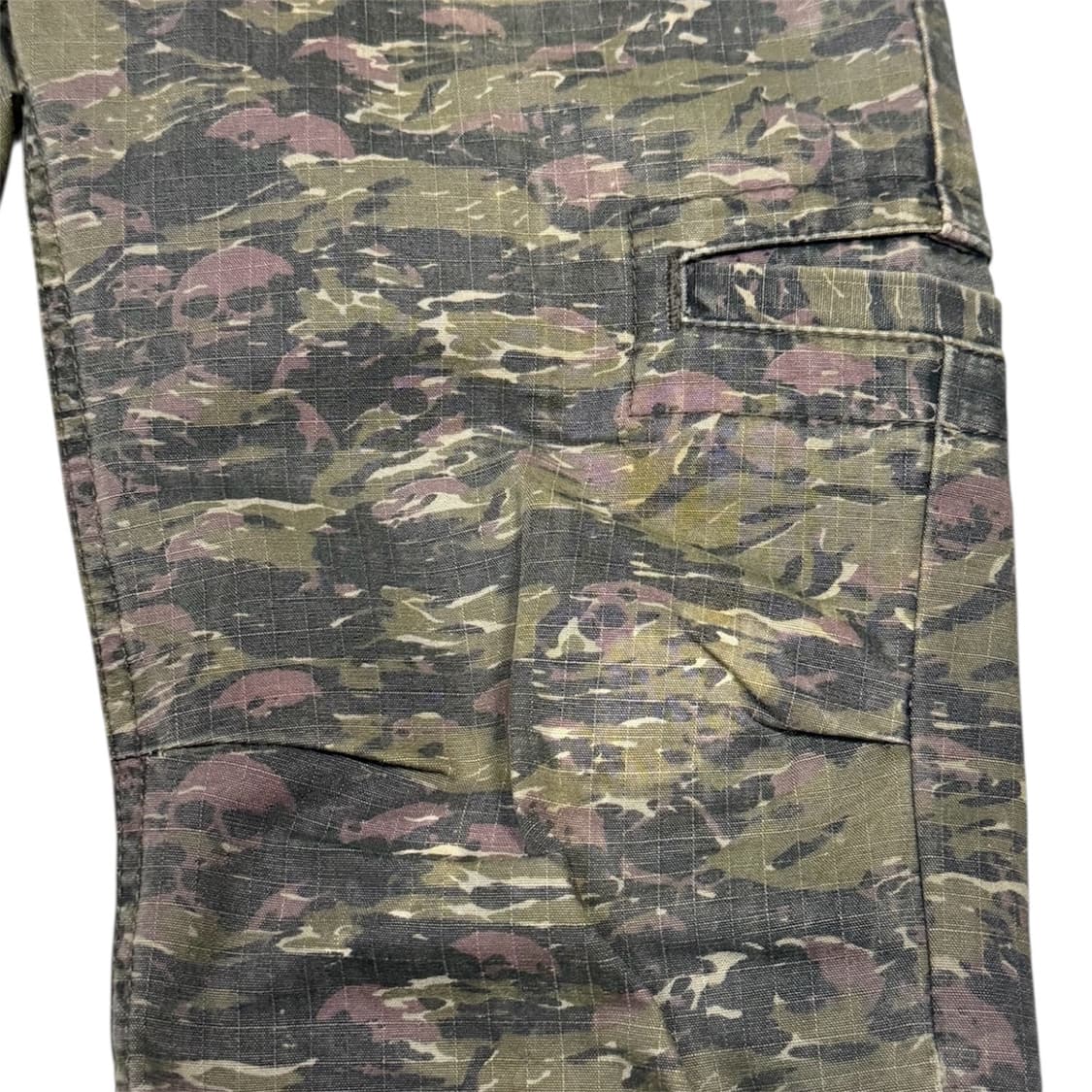 히스테릭 글래머 아카이브 해골 타이거 절개 카모 카고 팬츠 바지 상품이미지1