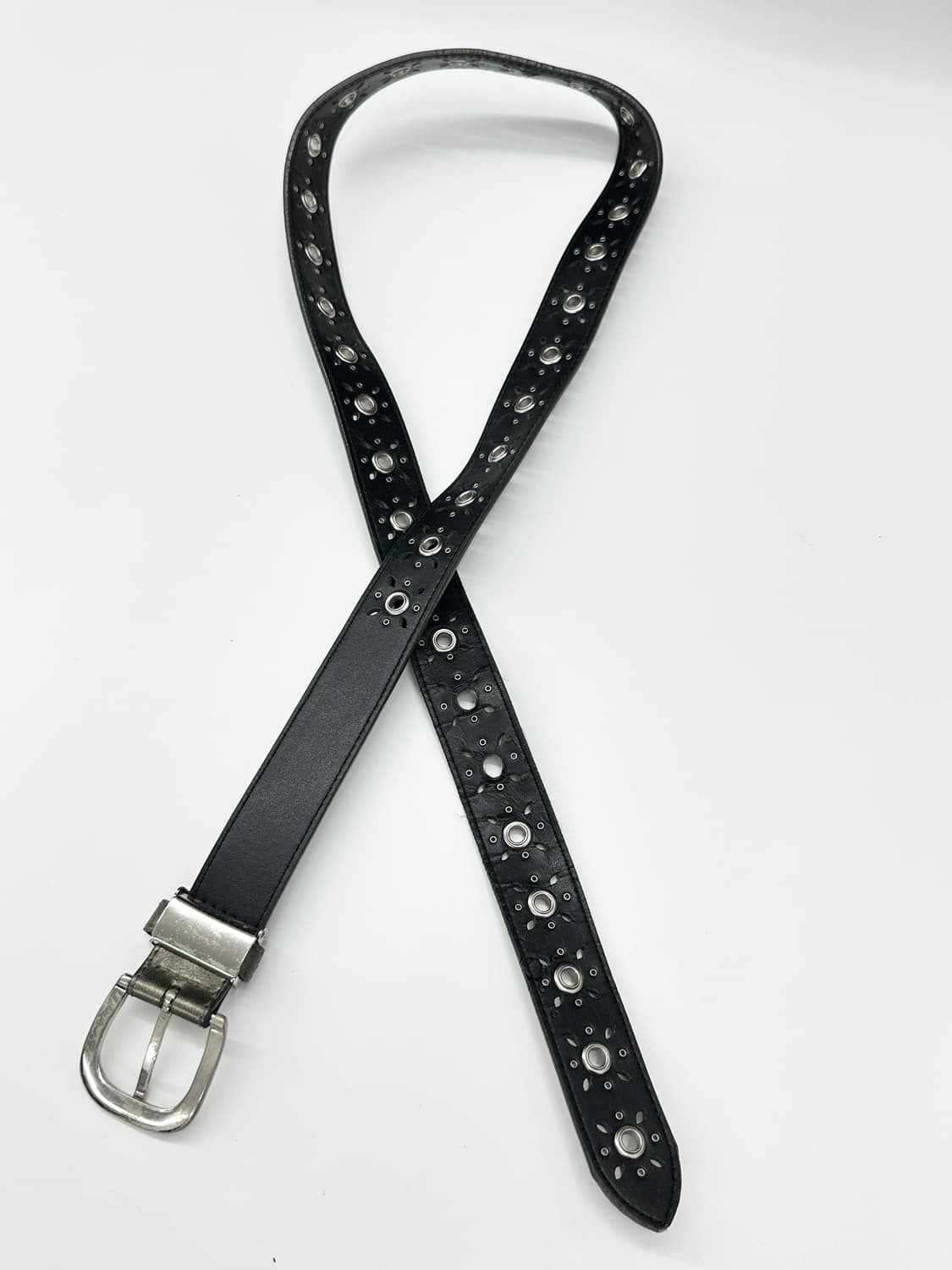 Vintage eyelet point belt 상품이미지4