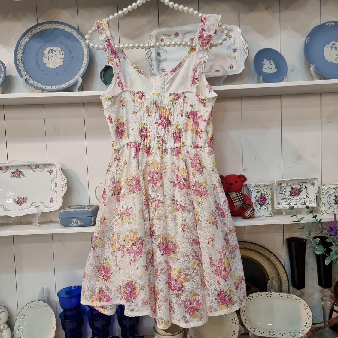 LIZ LISA 플로럴 레이스 프릴 원피스 상품이미지6