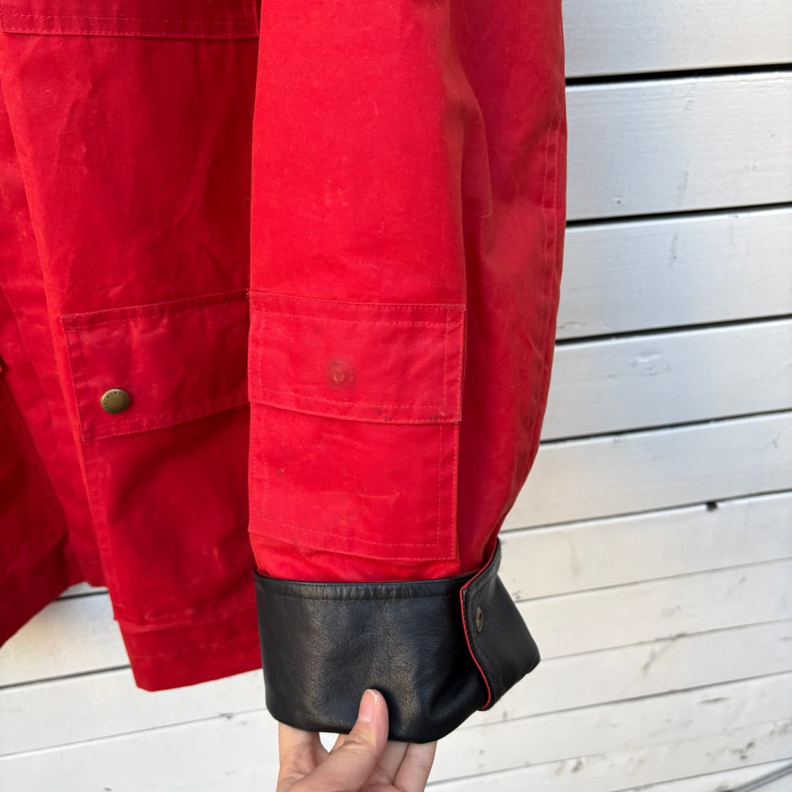 Aime Leon Dore 에임레온도르 가죽 왁스 자켓 상품이미지6