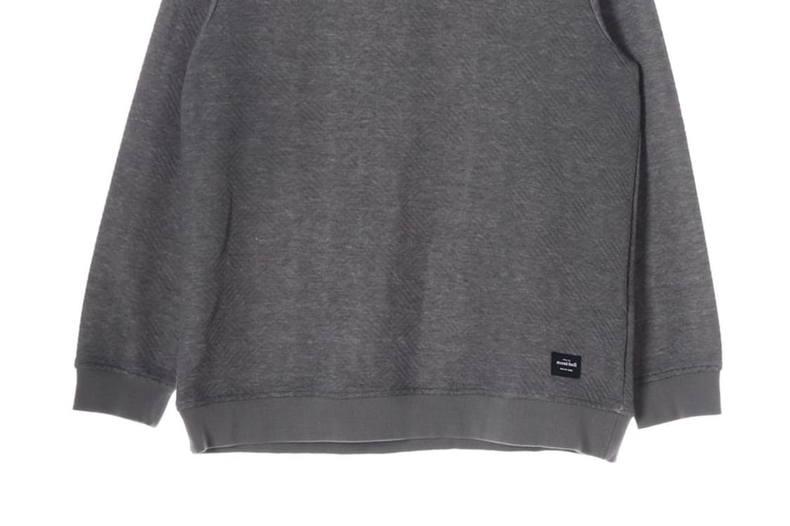 몽벨 그레이 퀼팅 텍스처 스웨트셔츠 XL 상품이미지4