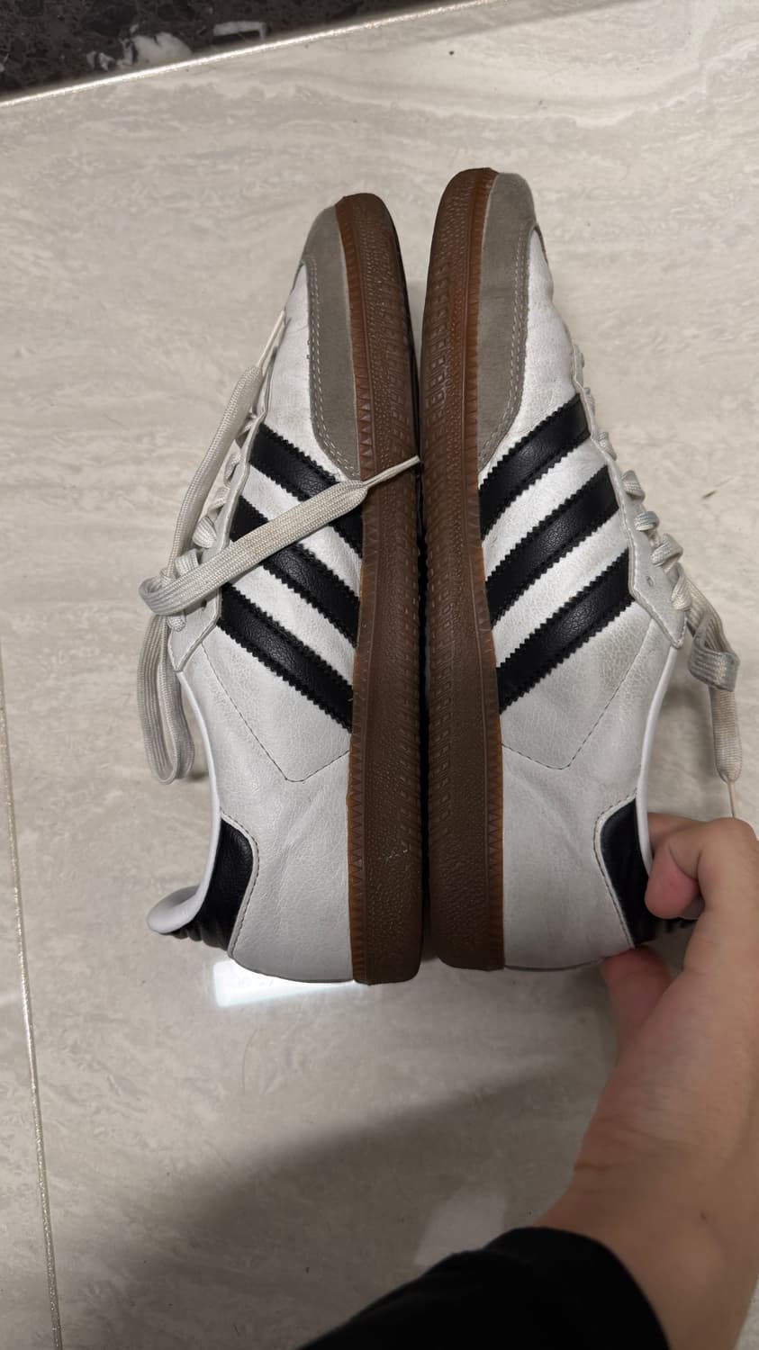 (260) 아디다스 삼바 비건 화이트 상품이미지2