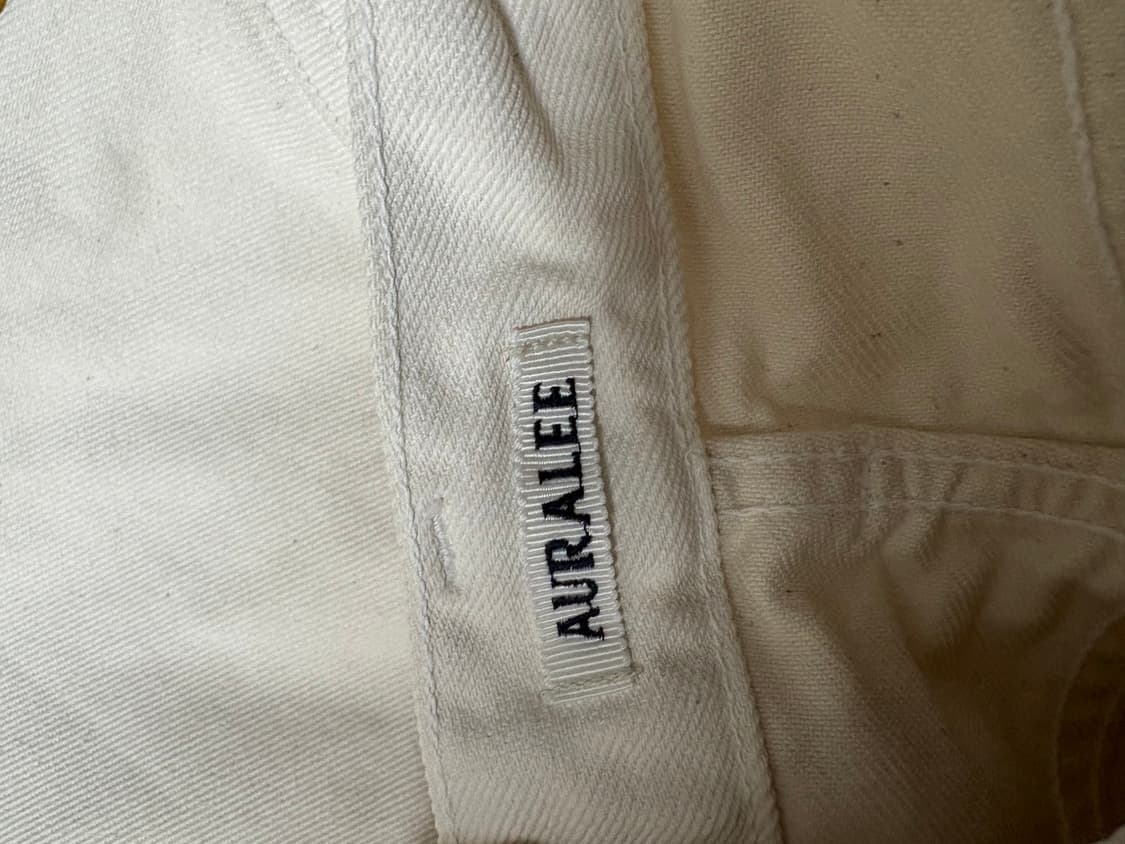 오라리 5p 아이보리 데님 32사이즈 상품이미지4