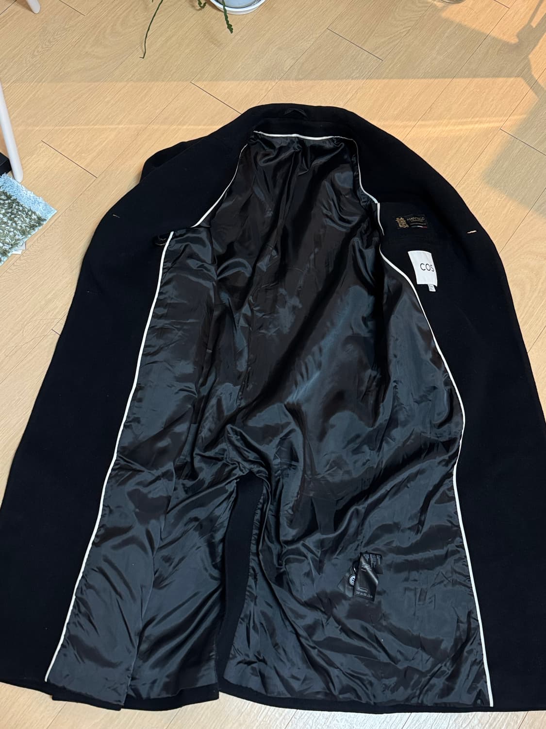 [38] 코스 cos 더블 브레스트 코트 블랙 상품이미지9