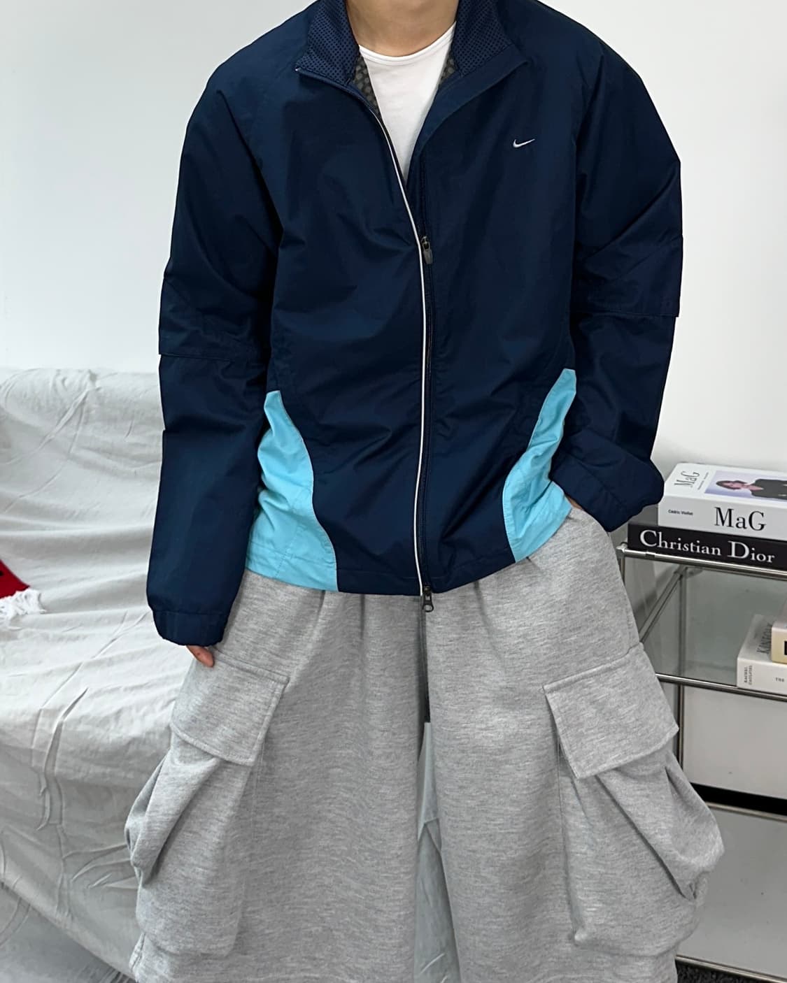 나이키 00s 올드스쿨 바람막이 XL 상품이미지2