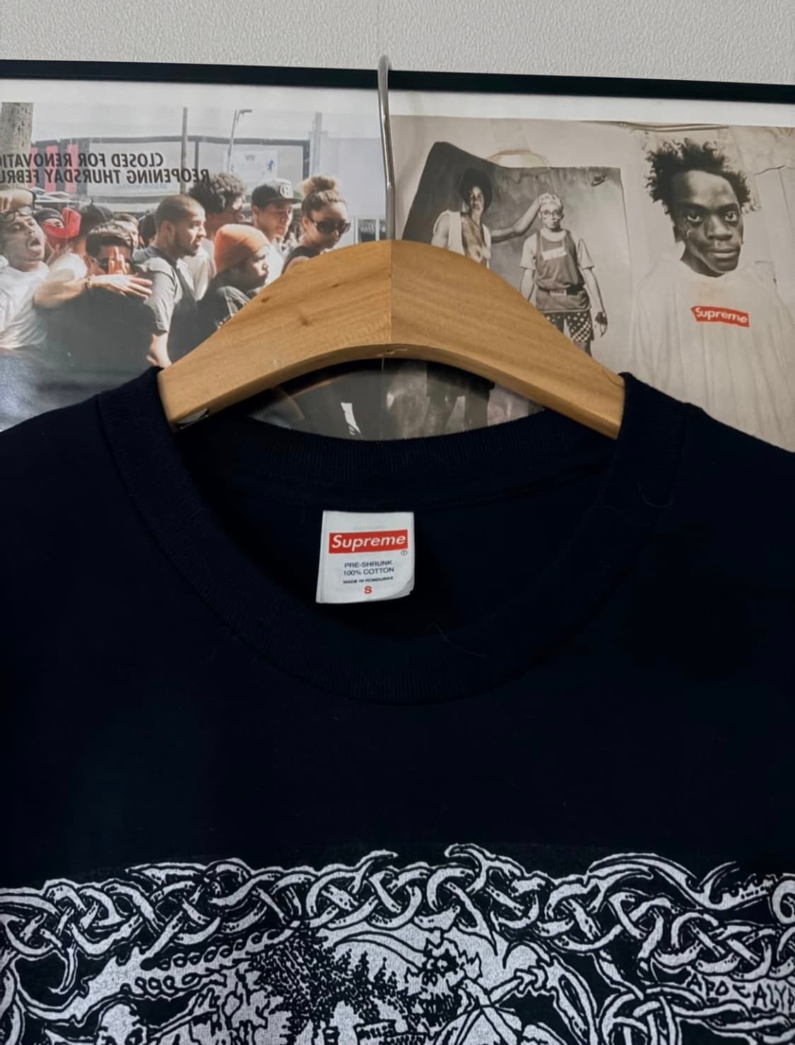 [S] 26SS 슈프림 웜벳 롱슬리브 티셔츠 블랙 상품이미지3