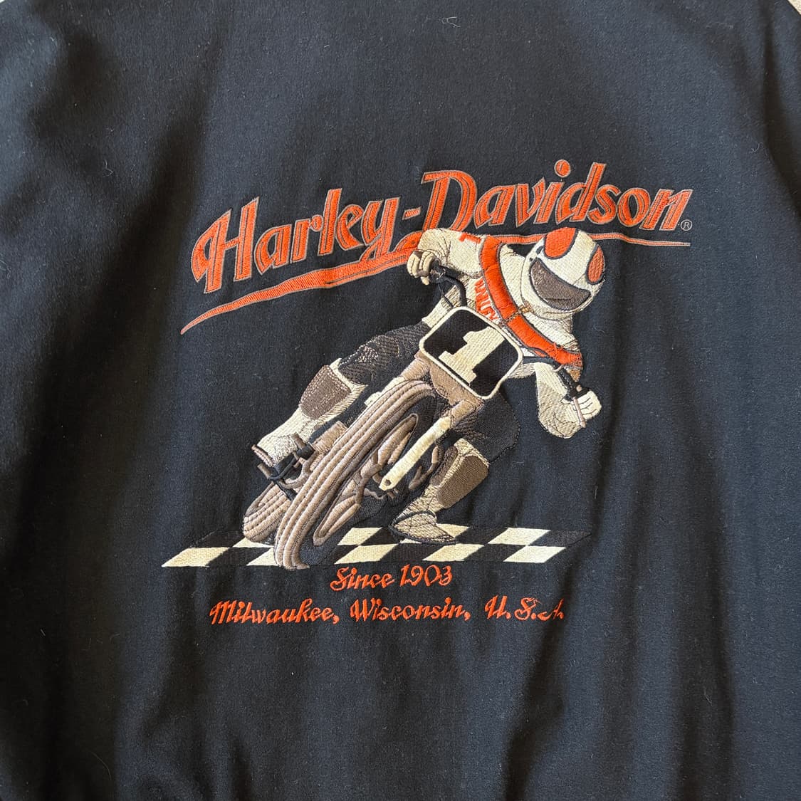 할리데이비슨 울 바시티 자켓 상품이미지8