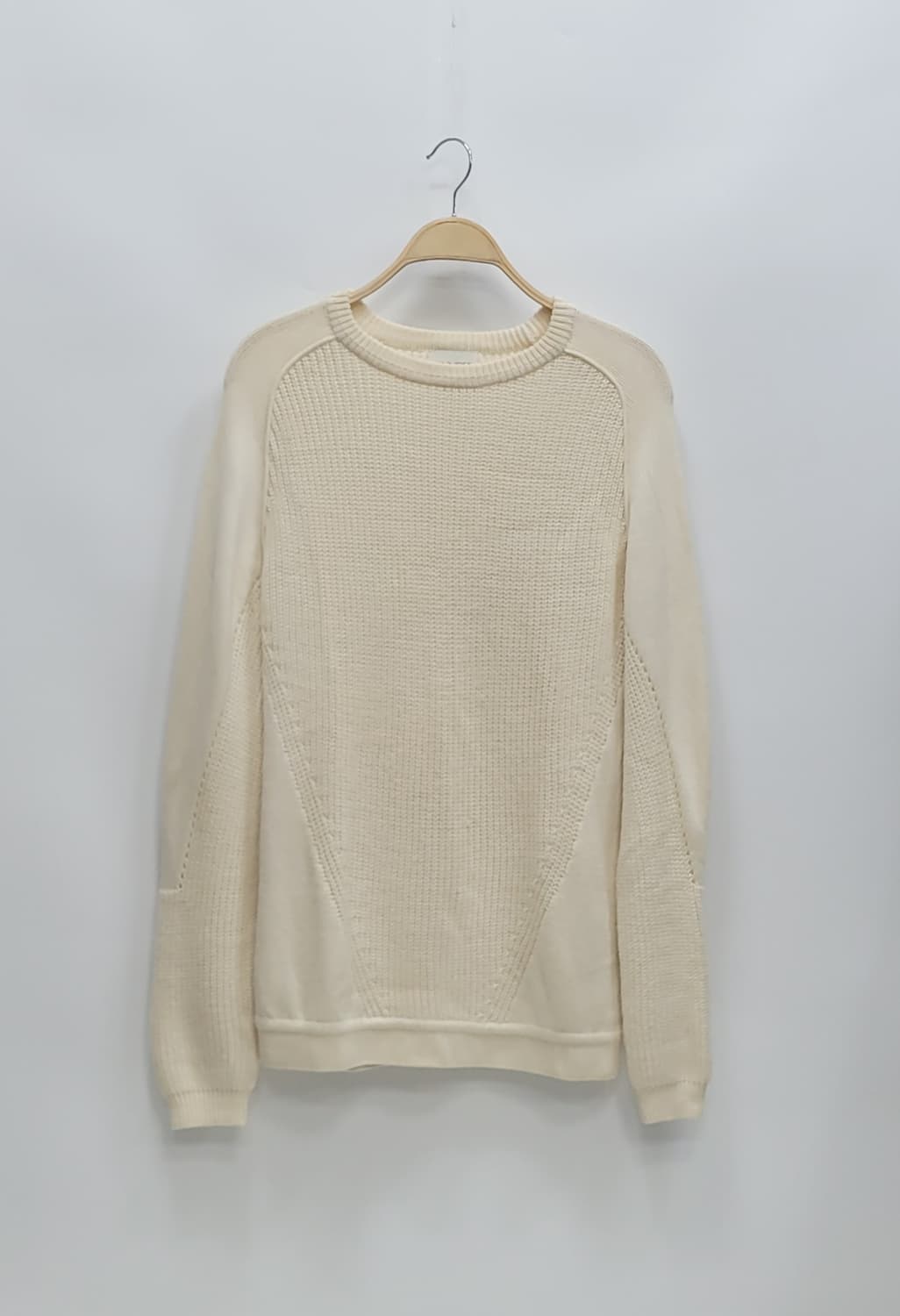 SOLID HOMME 솔리드 옴므 모 100% 니트 / 남 100 크림
 상품이미지1