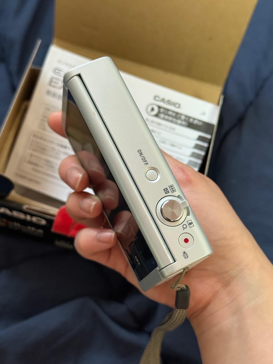 [셀카모드📸] 카시오 엑슬림 ex-zr60 화이트 빈티지디카 카메라 상품이미지3