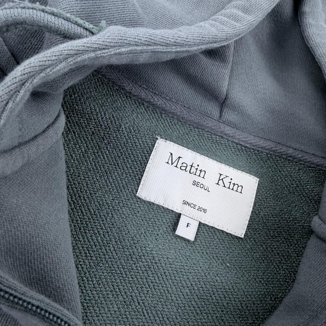 마뗑킴 아플리케 파이핑 후드집업 상품이미지5