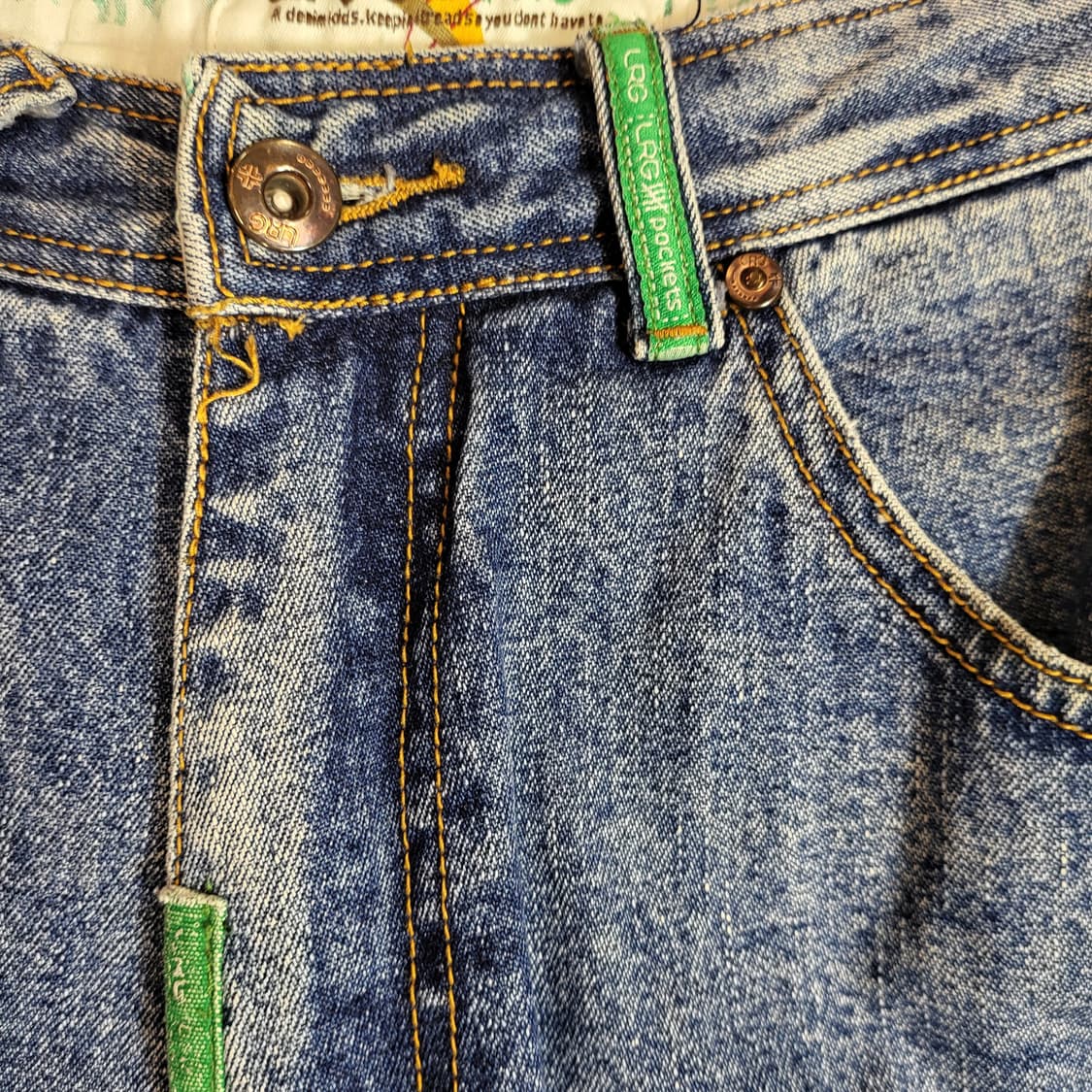 90s LRG 데님 반바지 (32) 상품이미지3