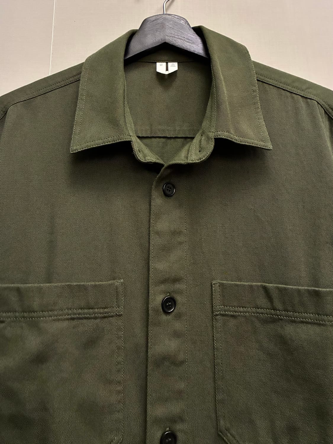 (L~XL)Arket 아르켓 오가닉 코튼 밀리터리 워크셔츠 셔켓 상품이미지3