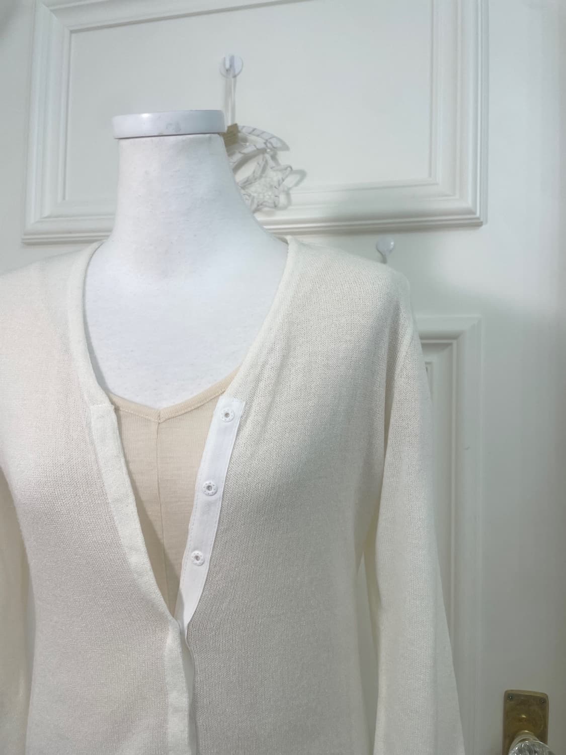 ivory summer basic cardigan(size-38) 상품이미지7