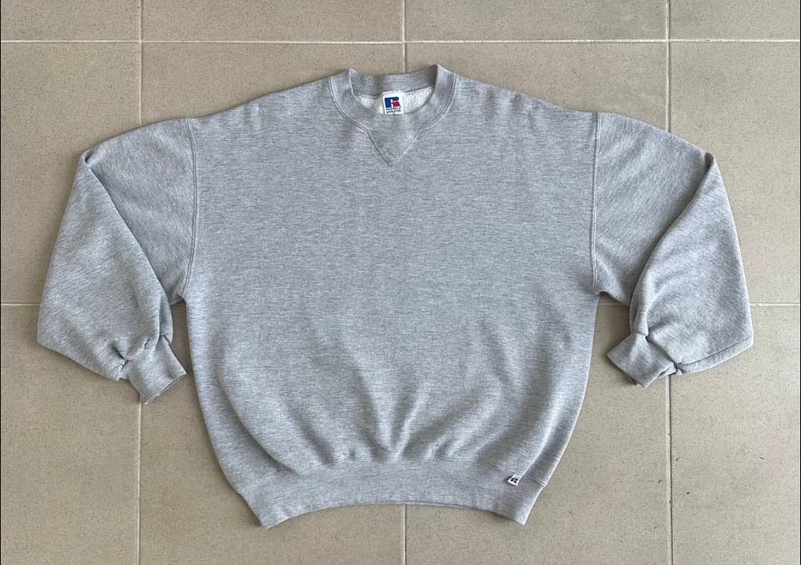 90s 러셀 맨투맨 그레이XL 🇺🇸 상품이미지1