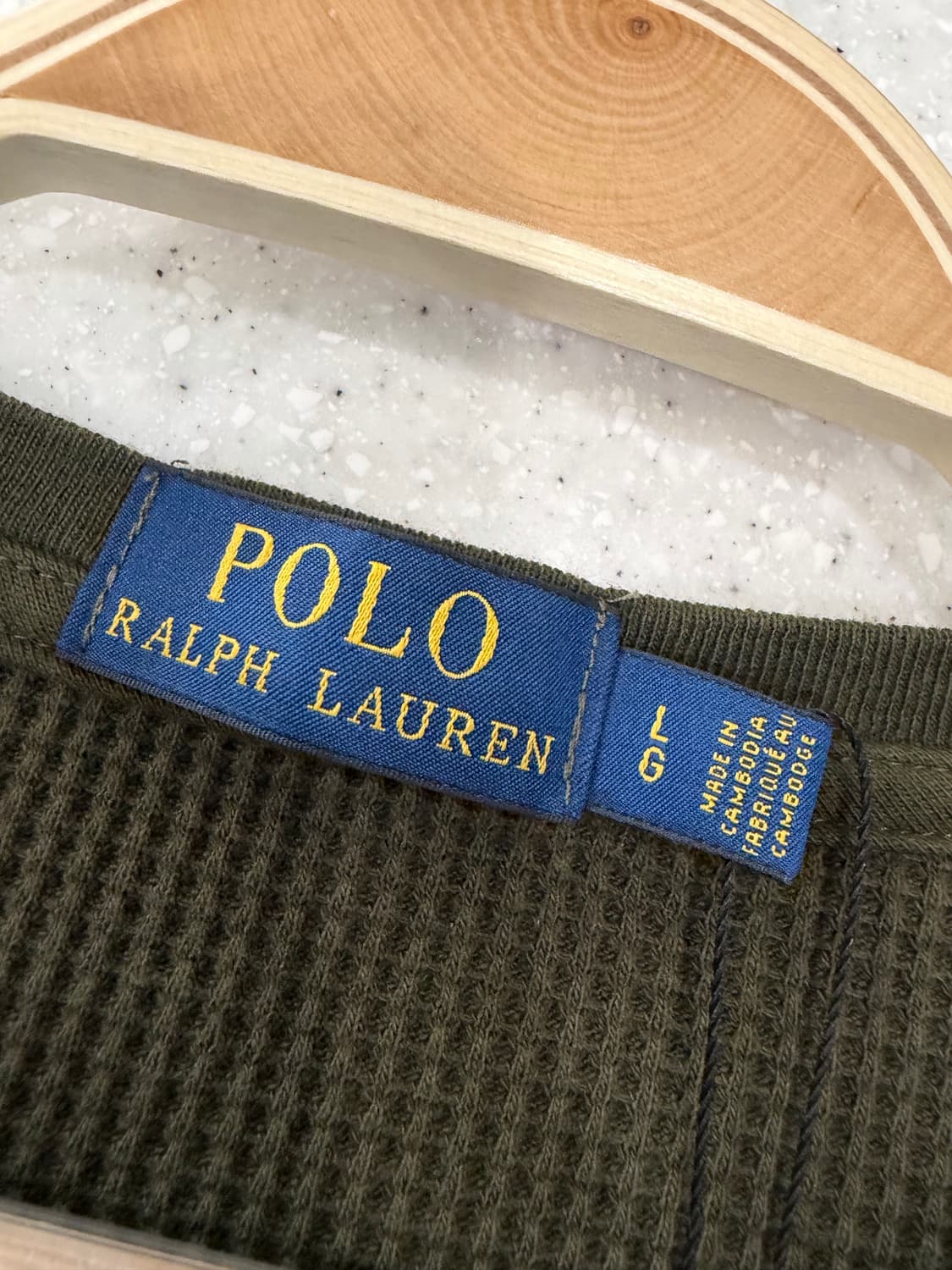 150. 폴로 롱슬리브 와플티 긴팔 상품이미지2