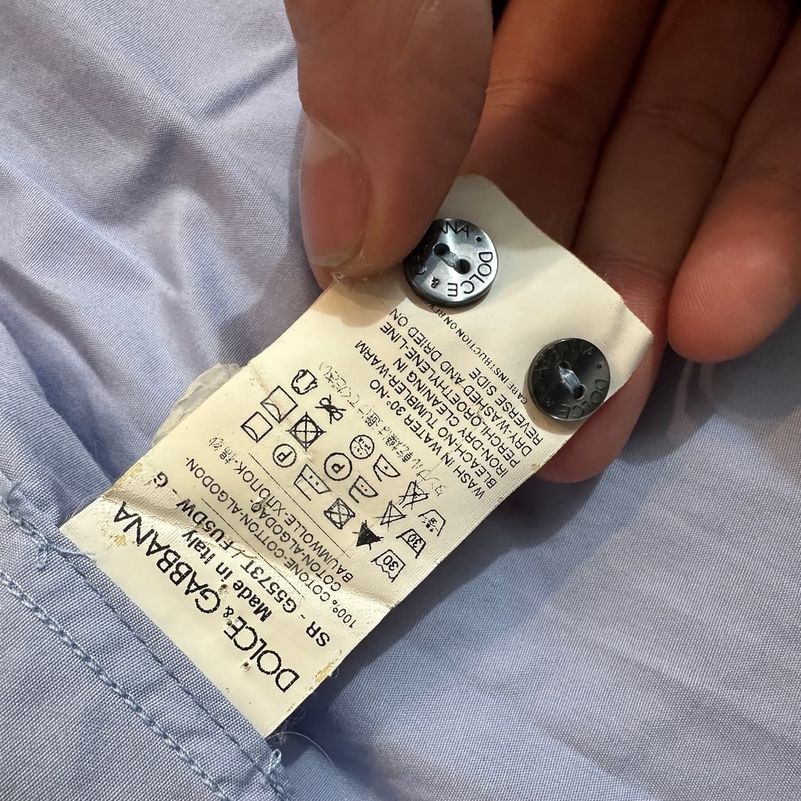 돌체앤가바나 Dolce & Gabbana 골드라인 셔츠 상품이미지6