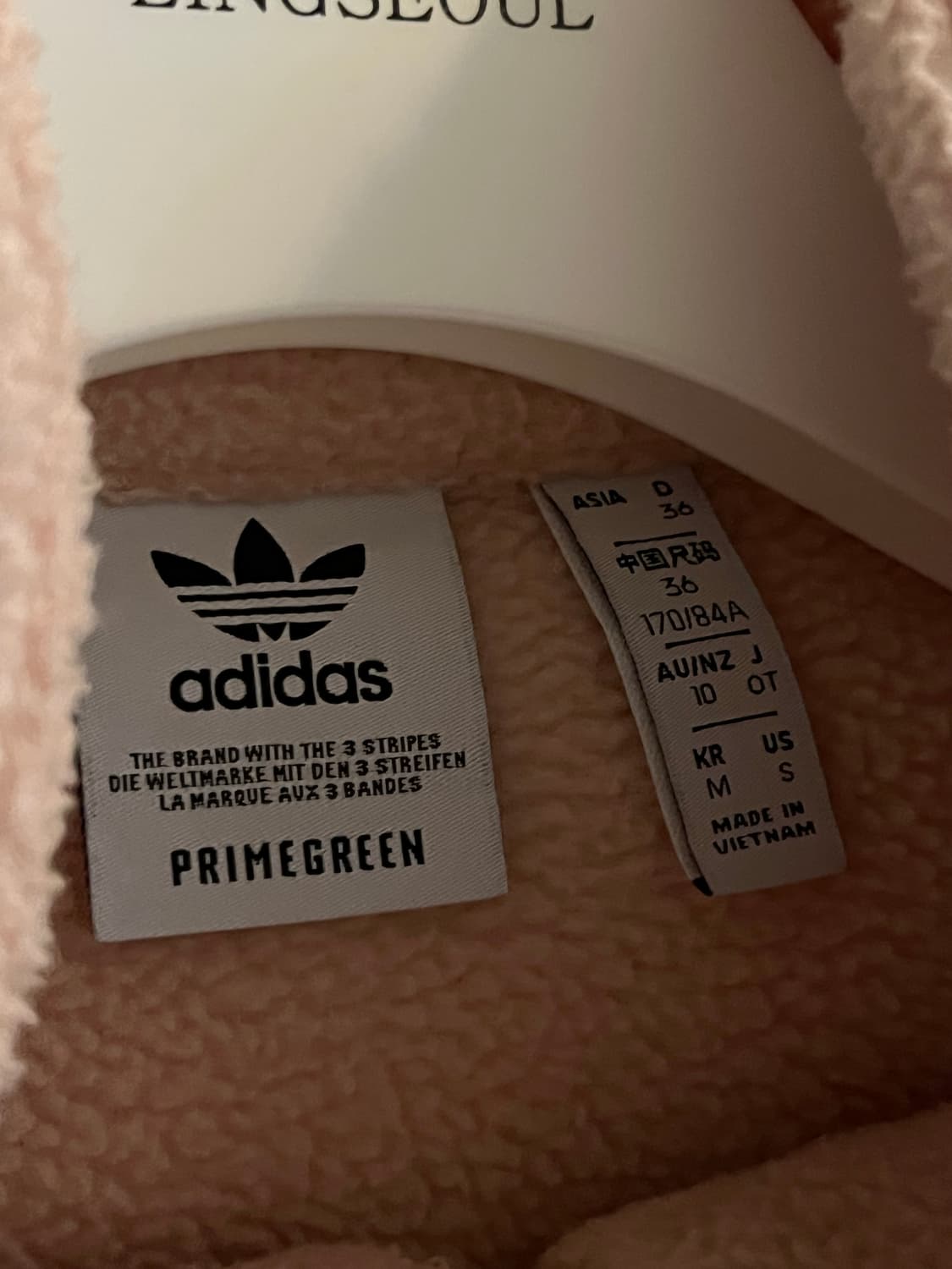 아디다스 우먼 3S 하프집업 플리스 상품이미지3