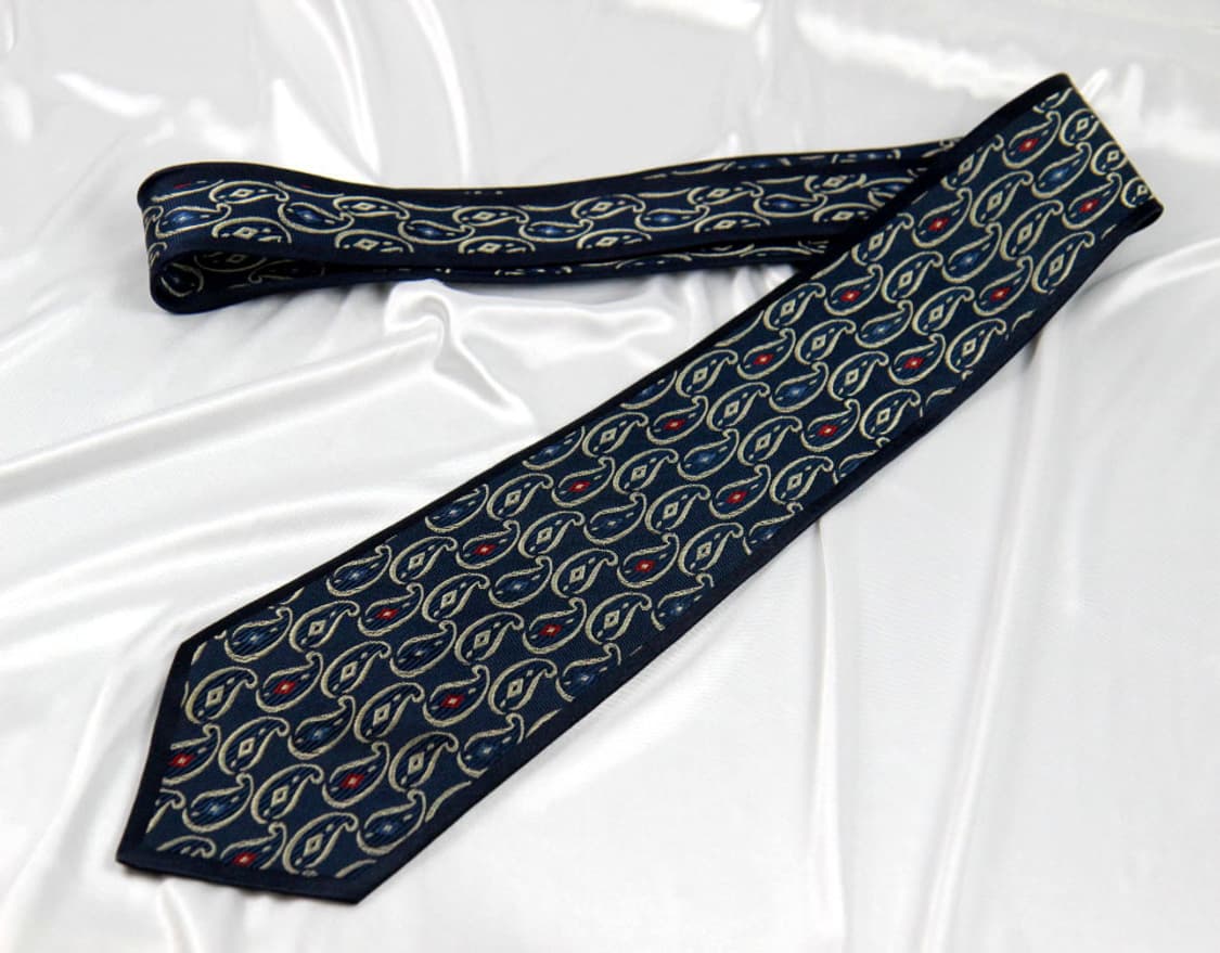 밀라숀 9.2cm A+등급 페이즐리 이태리 남자 명품 넥타이 상품이미지2