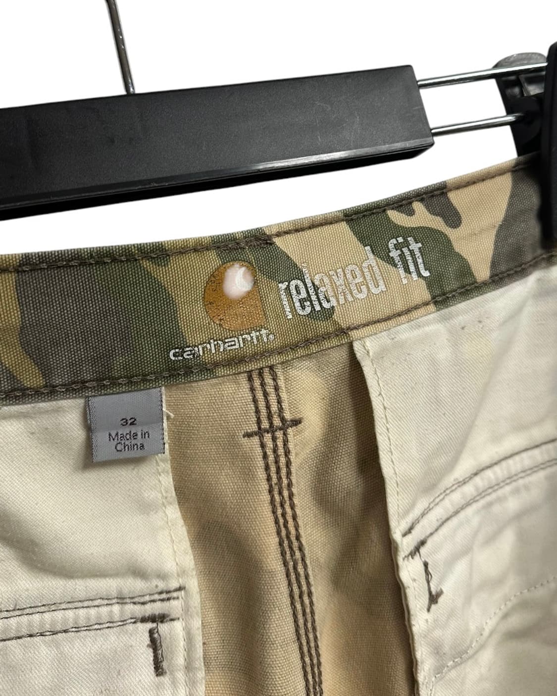 [Carhartt] 칼하트 릴렉스드핏 카펜터 카모 밀리터리 반바지 32 상품이미지8