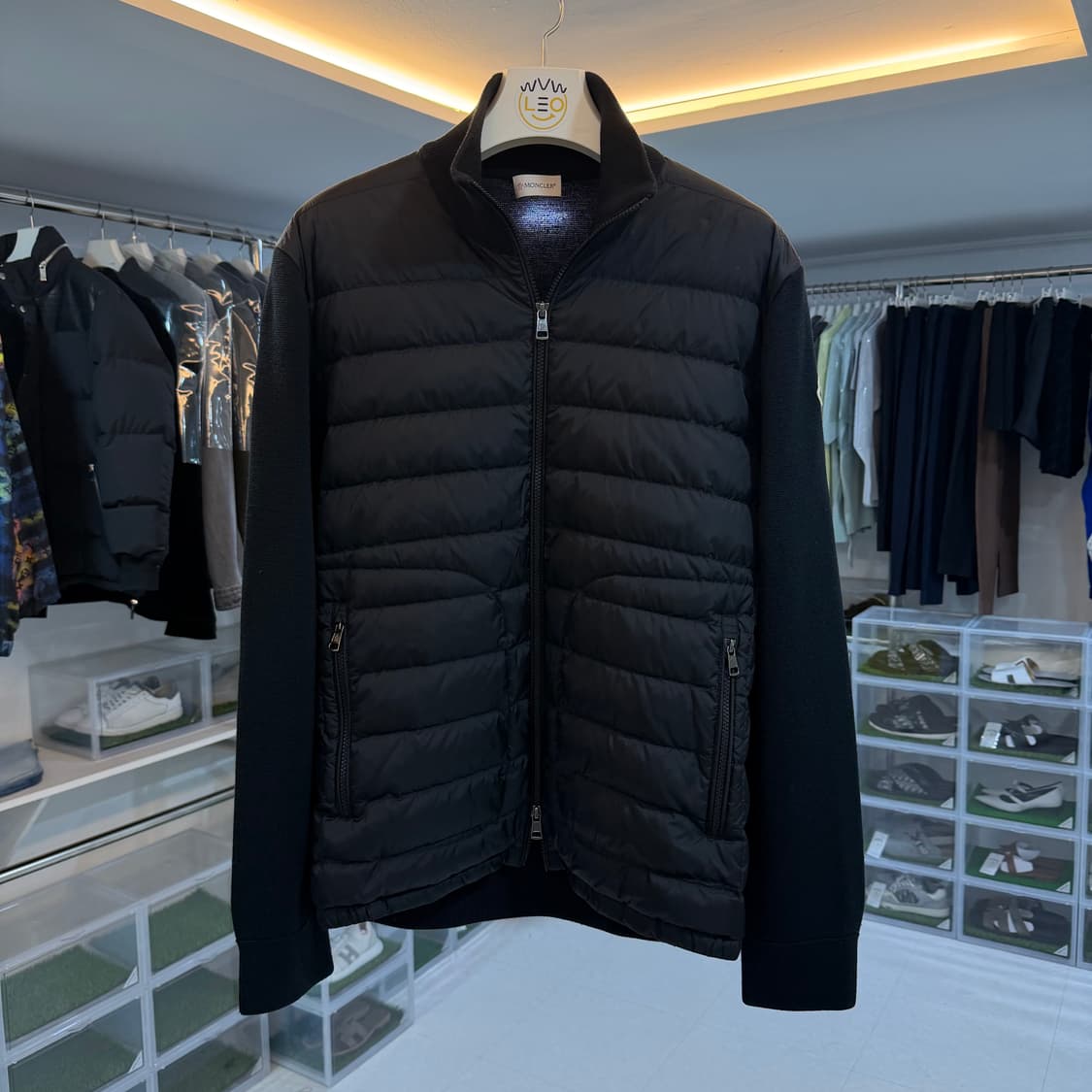 [리오브전포점] 몽클레어 트리콧 울 가디건 니트 패딩 상품이미지1