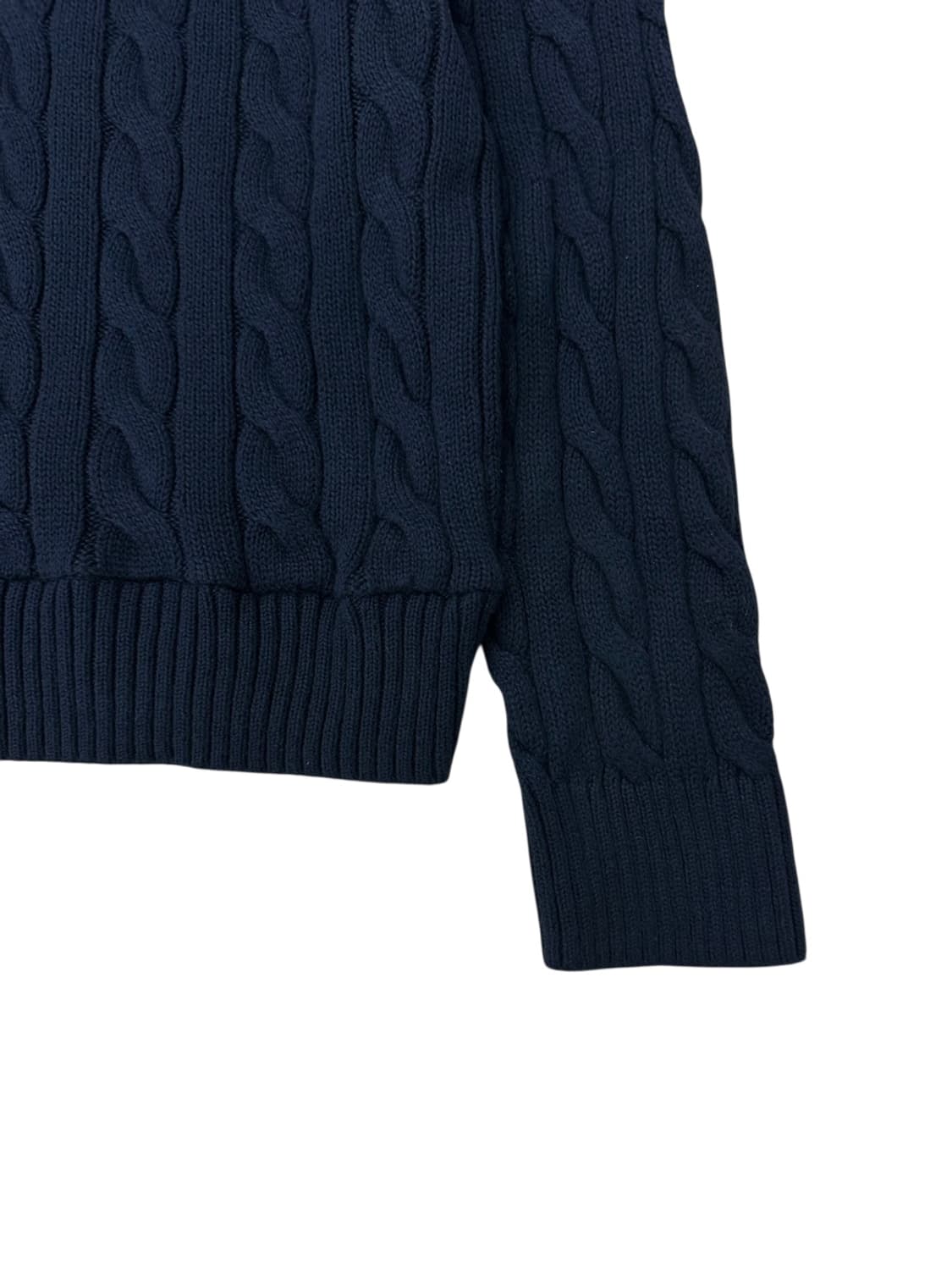 폴로 케이블니트 네이비 (L)  상품이미지6