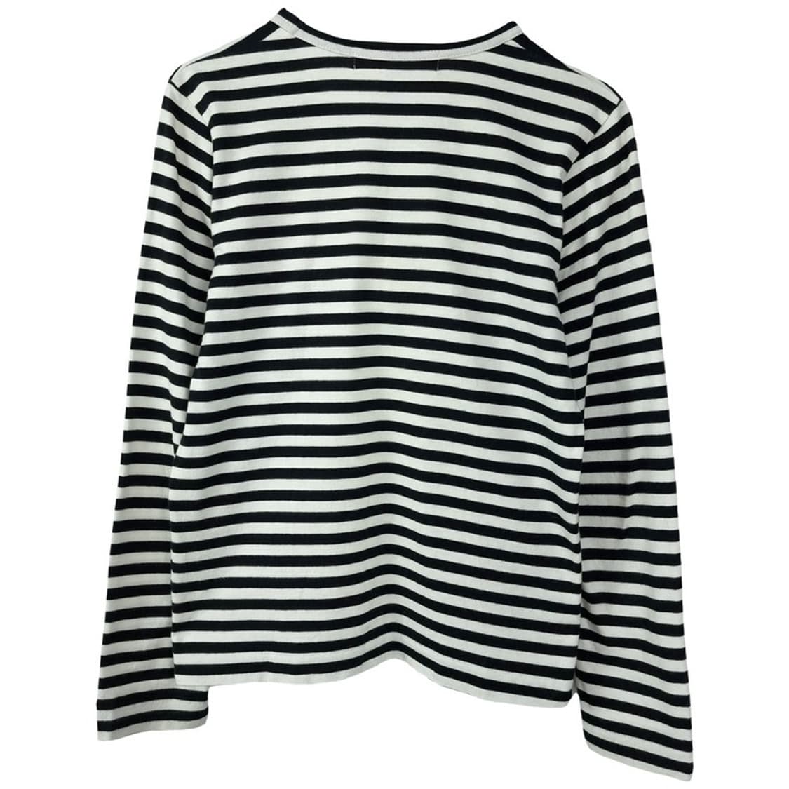 [꼼데가르송] 레드 와펜 스트라이프 롱슬리브 긴팔티 P01608 상품이미지3