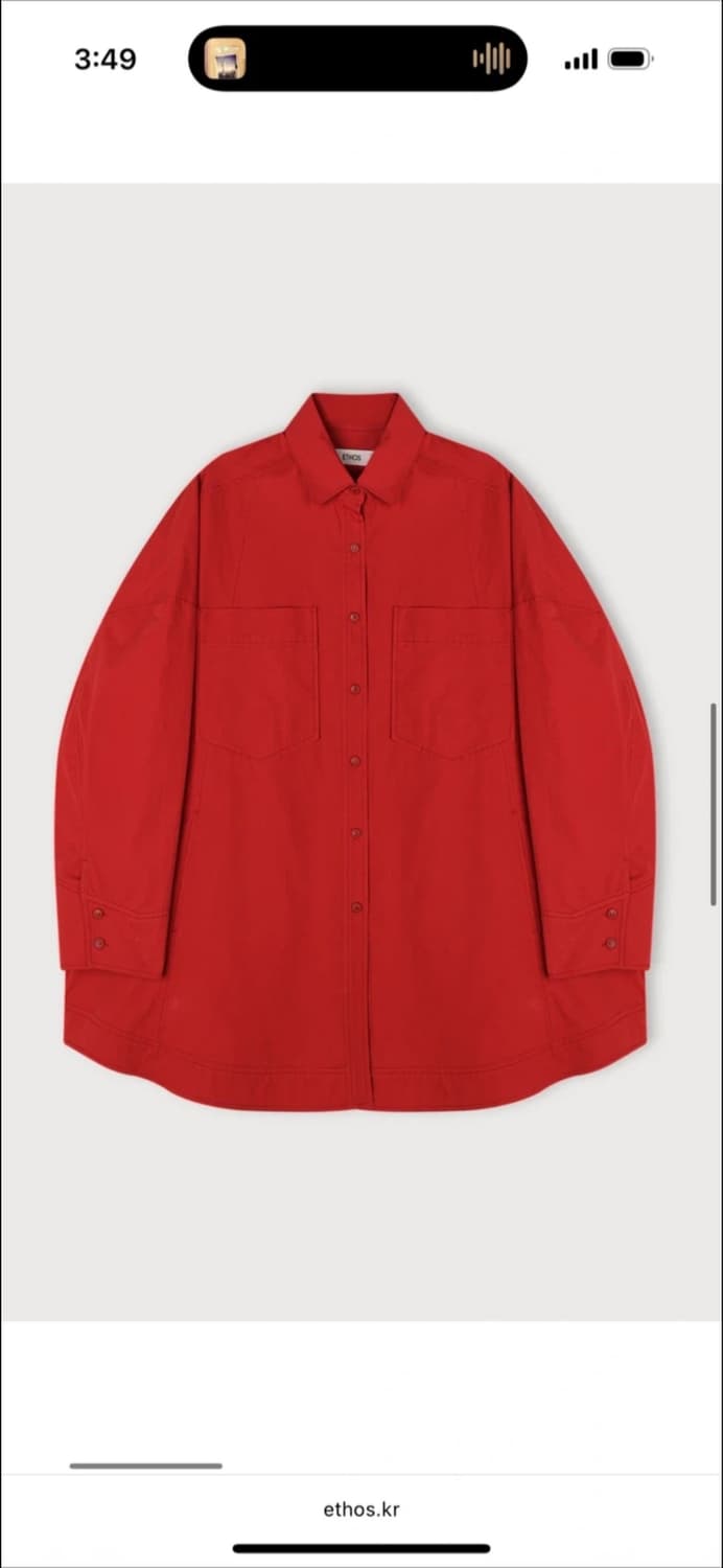 에토스 빅포켓 셔츠(새상품) 상품이미지1
