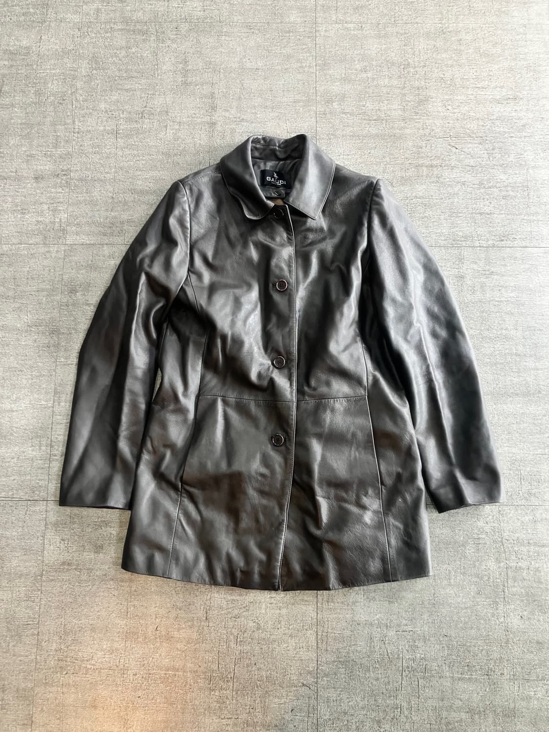 Gaudi 아메카지보헤미안 긱시크 4버튼 레더자켓 상품이미지1