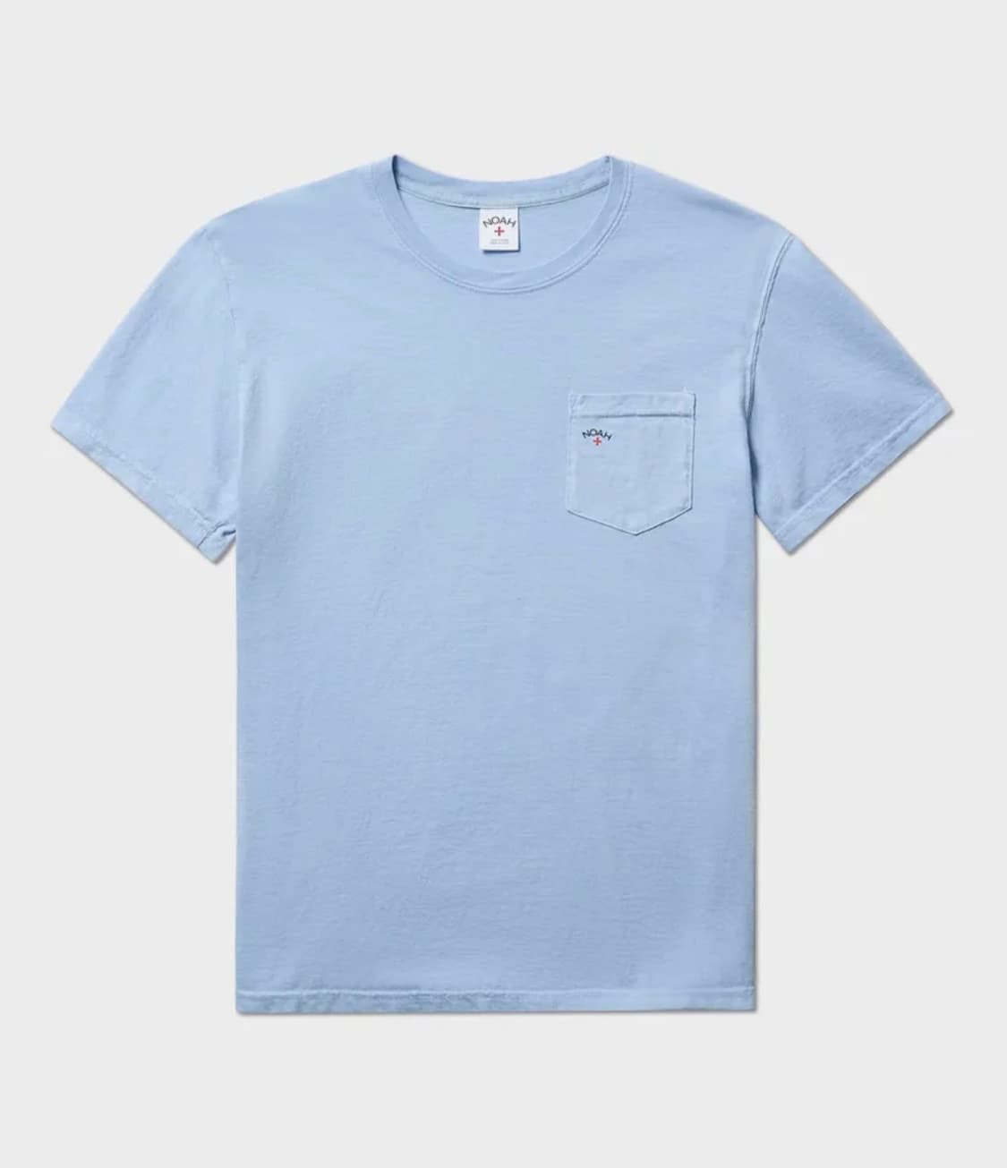 NOAH 포켓 반팔 티셔츠 스카이블루 (M, 새제품) 상품이미지1