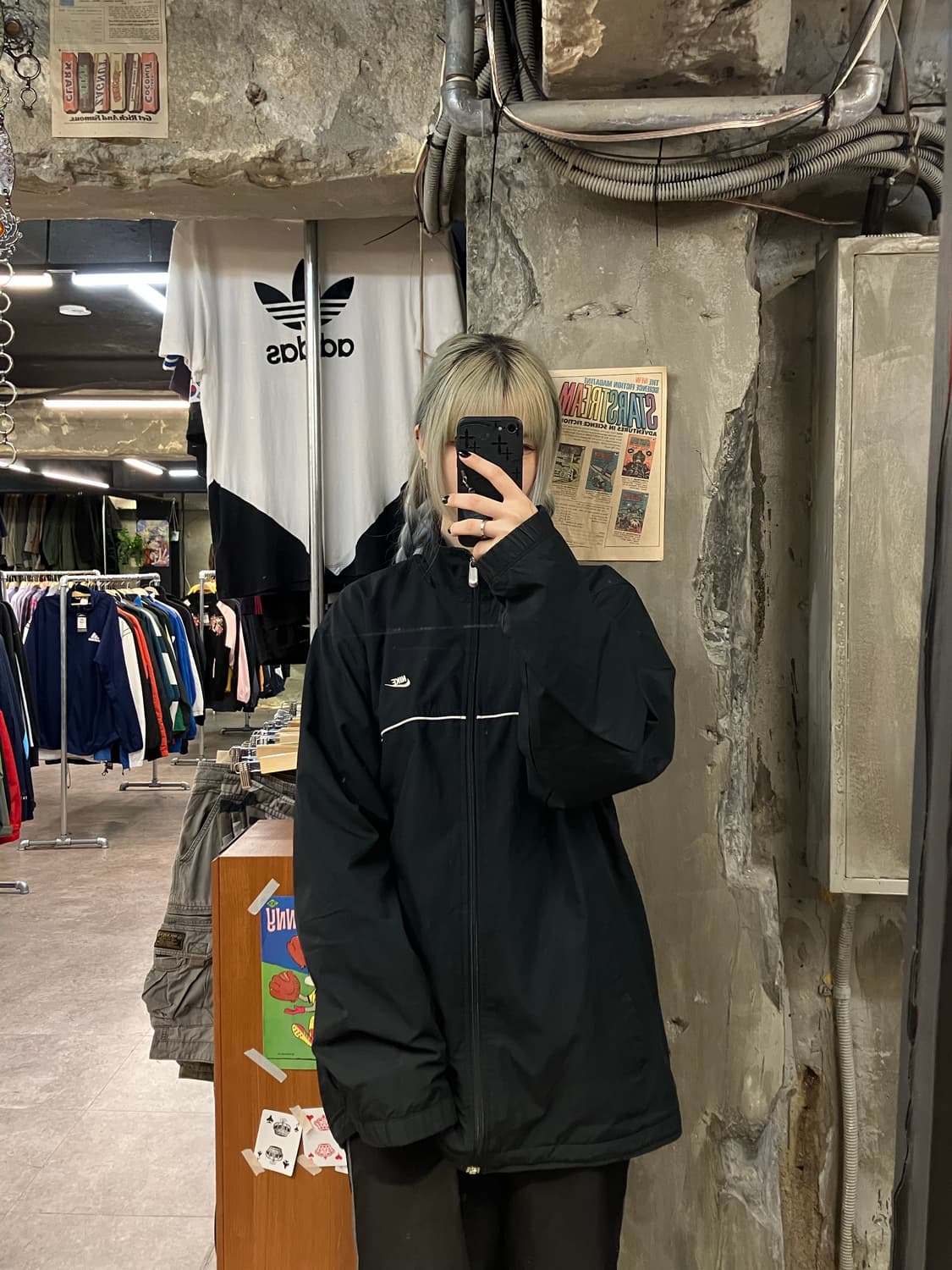 나이키 바람막이 블랙 L #csz901 상품이미지2