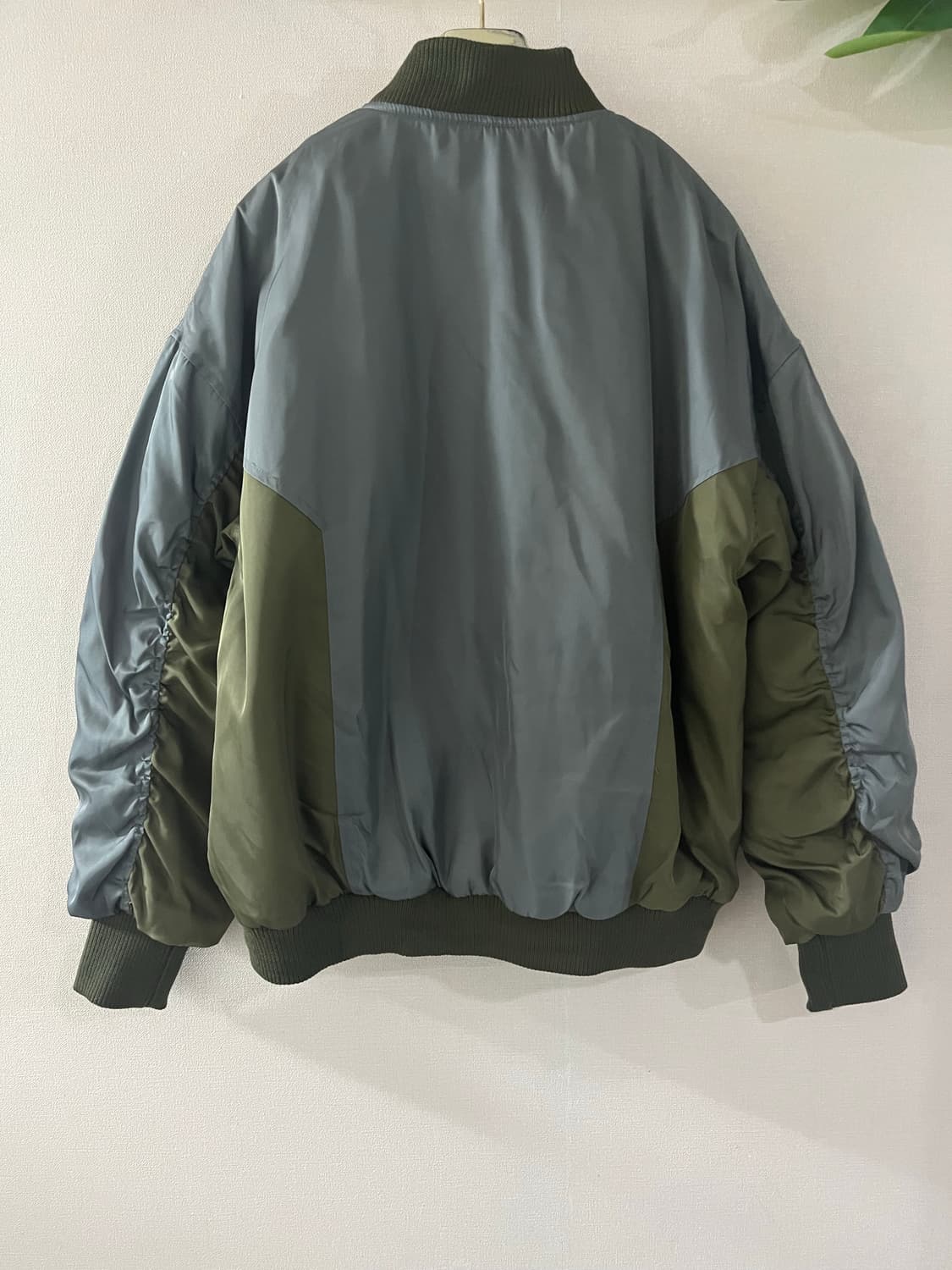 ENVYM  카키배색집업점퍼 상품이미지6