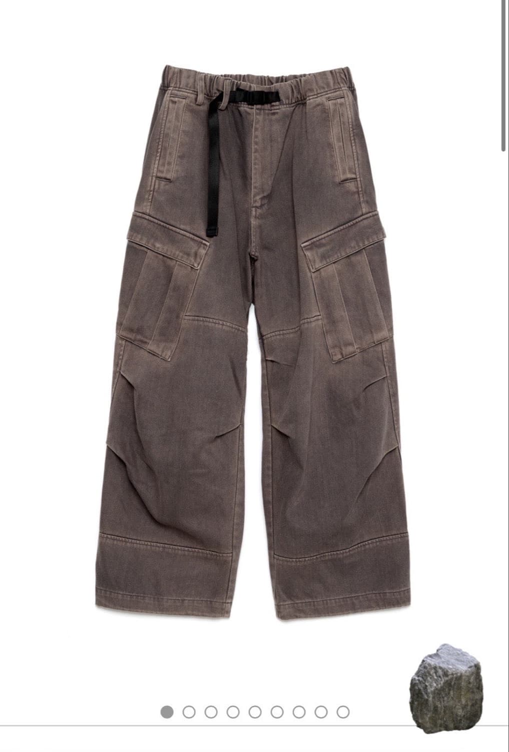 (1)해칭룸 밀팬츠 워시드차콜 상품이미지1