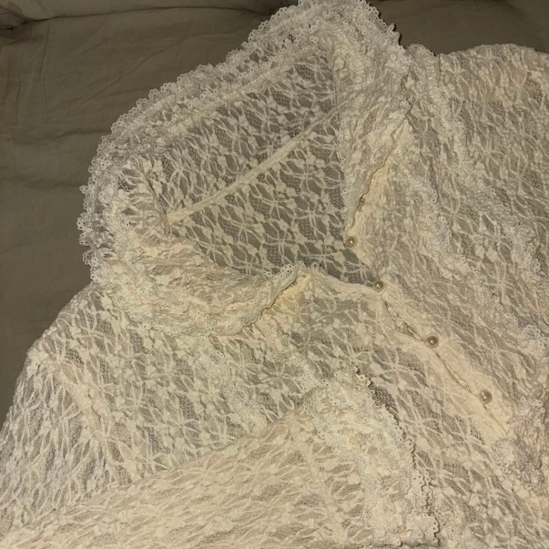 JPN Vintage 페어리 히메갸루 레이스 가디건 상품이미지3