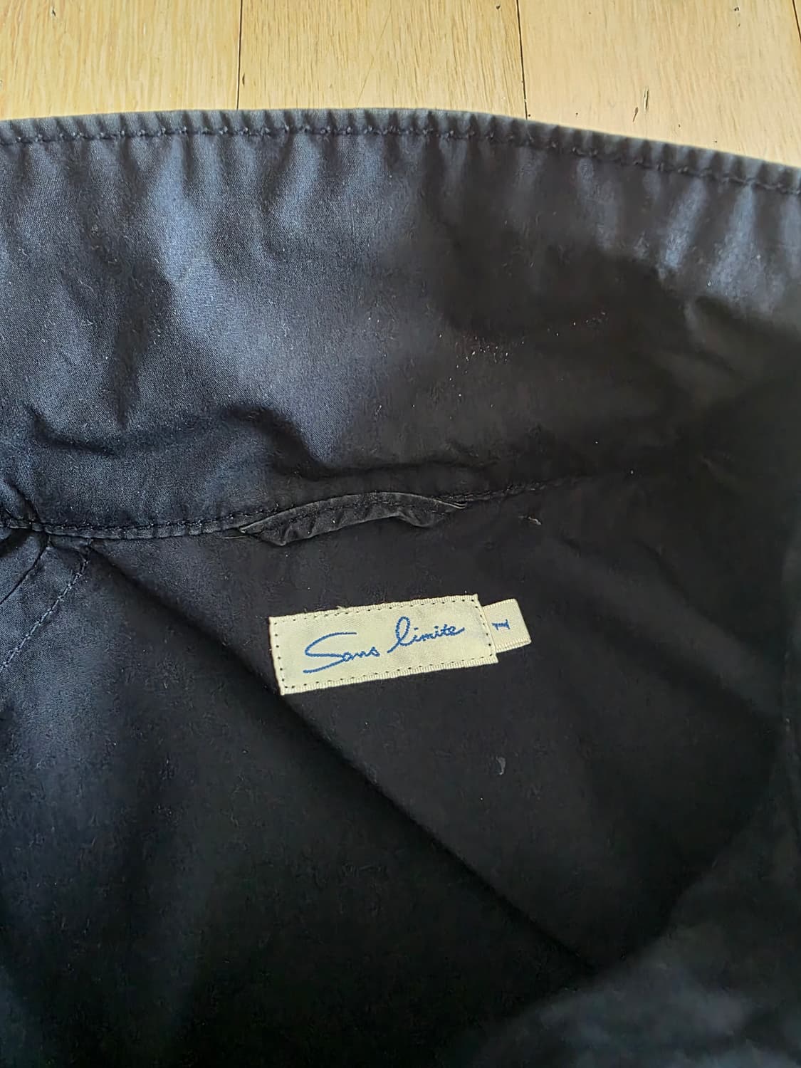 상스리미트 sanslimite 코튼 타입라이터 드리즐러 자켓 상품이미지3