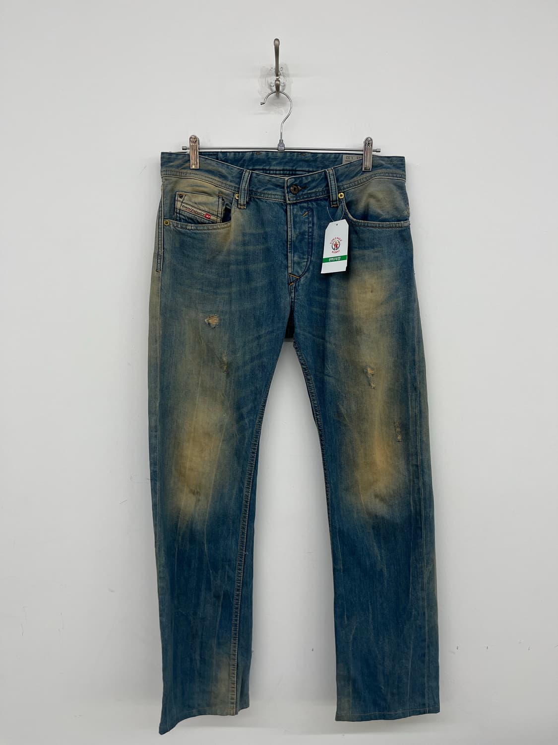 디젤 워싱 데님 청바지 상품이미지1