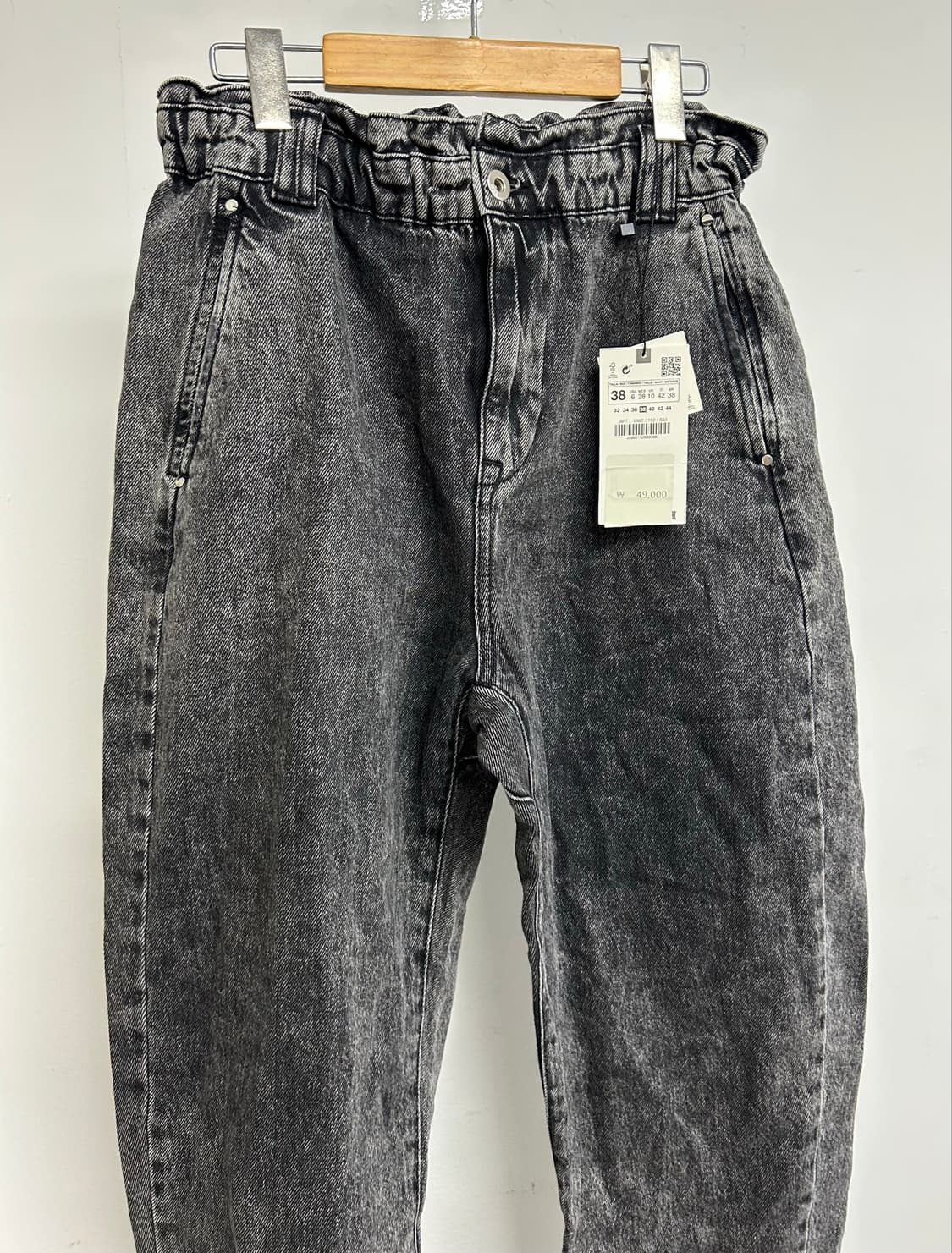 ZARA 워싱 데님 팬츠 38 상품이미지2