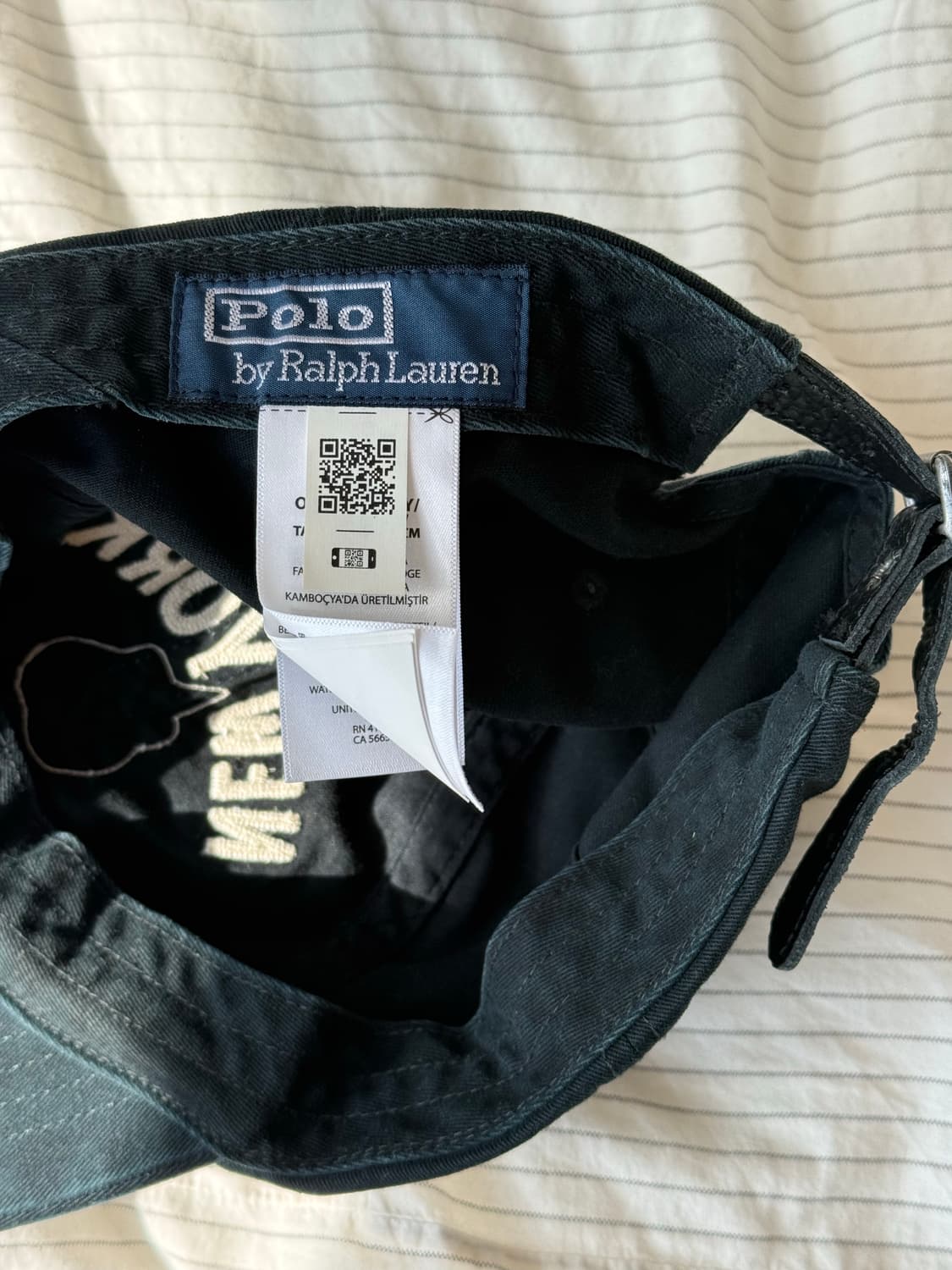 폴로 뉴욕 복싱클럽 코튼 치노 볼캡 블랙 상품이미지2