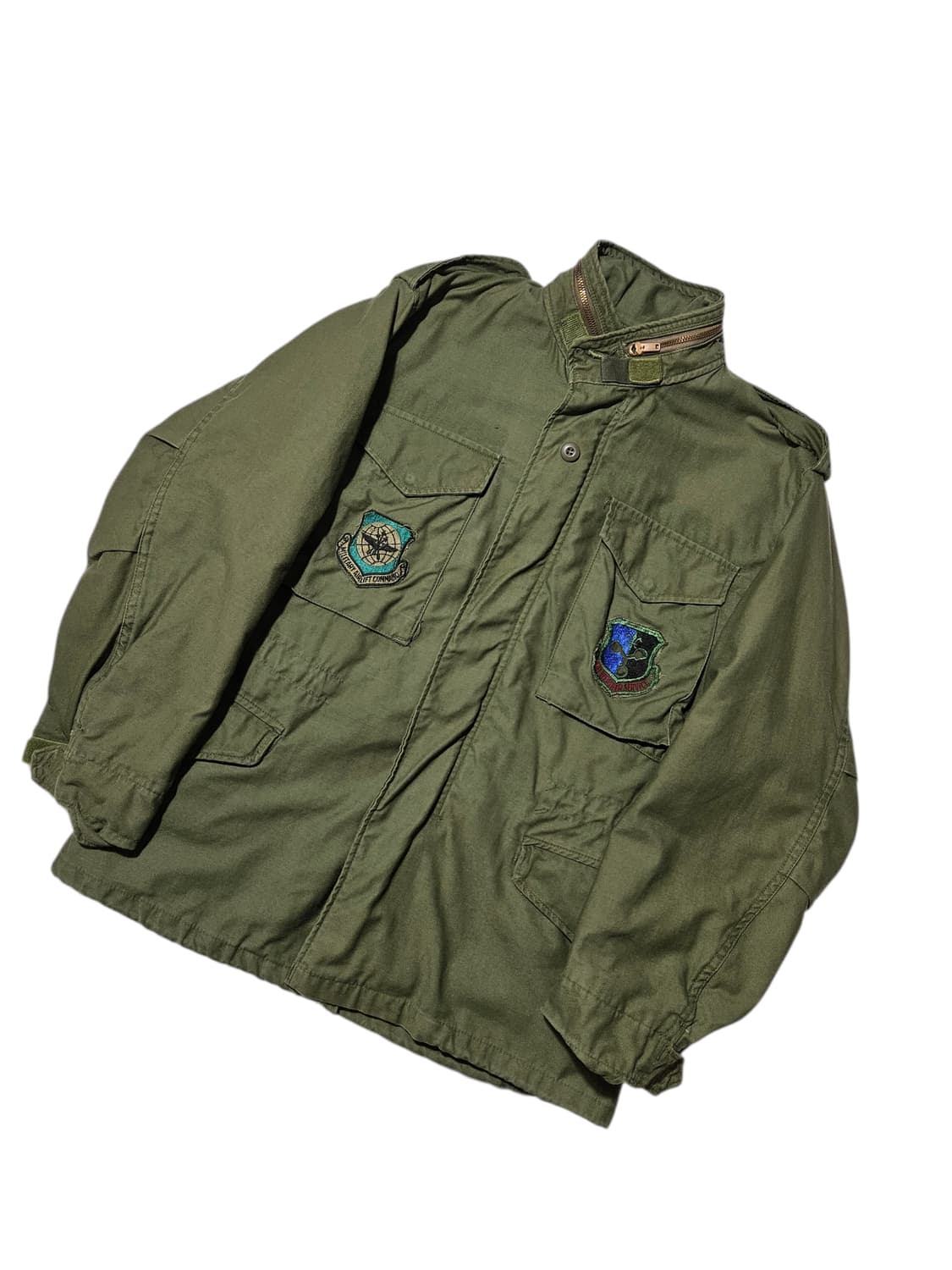 1980's 오리지널 M65 필드자켓 S-S 스몰숏 M-65 상품이미지4