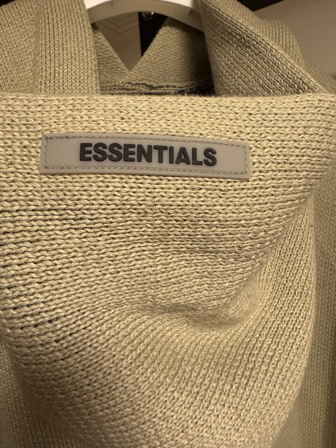 에센셜 후드 풀오버 니트 토프 타우페 L 상품이미지6