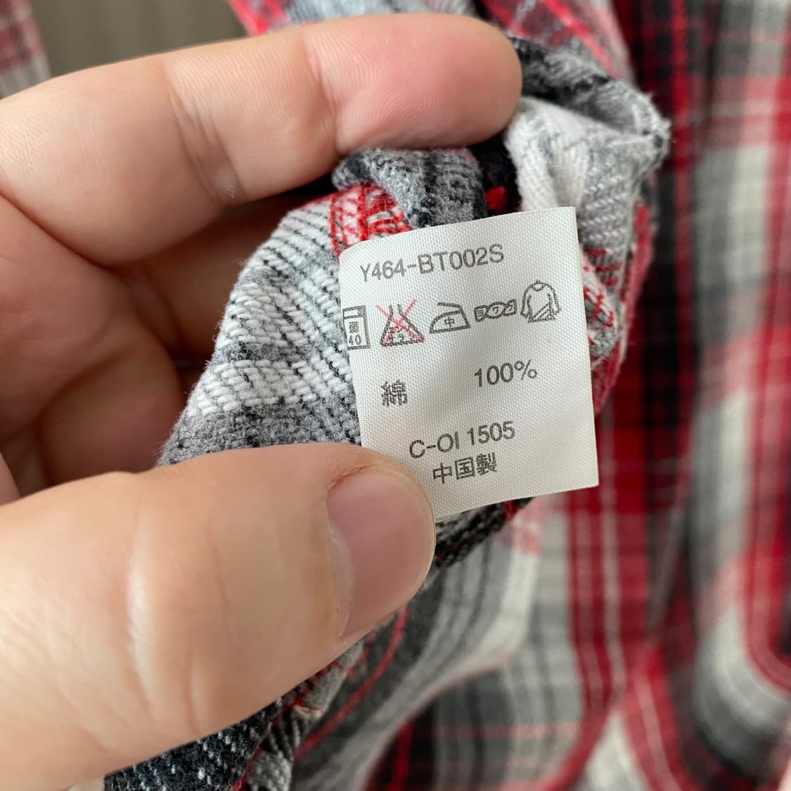 (M)BRAIN TRUST 헤비코튼 체크셔츠 상품이미지8