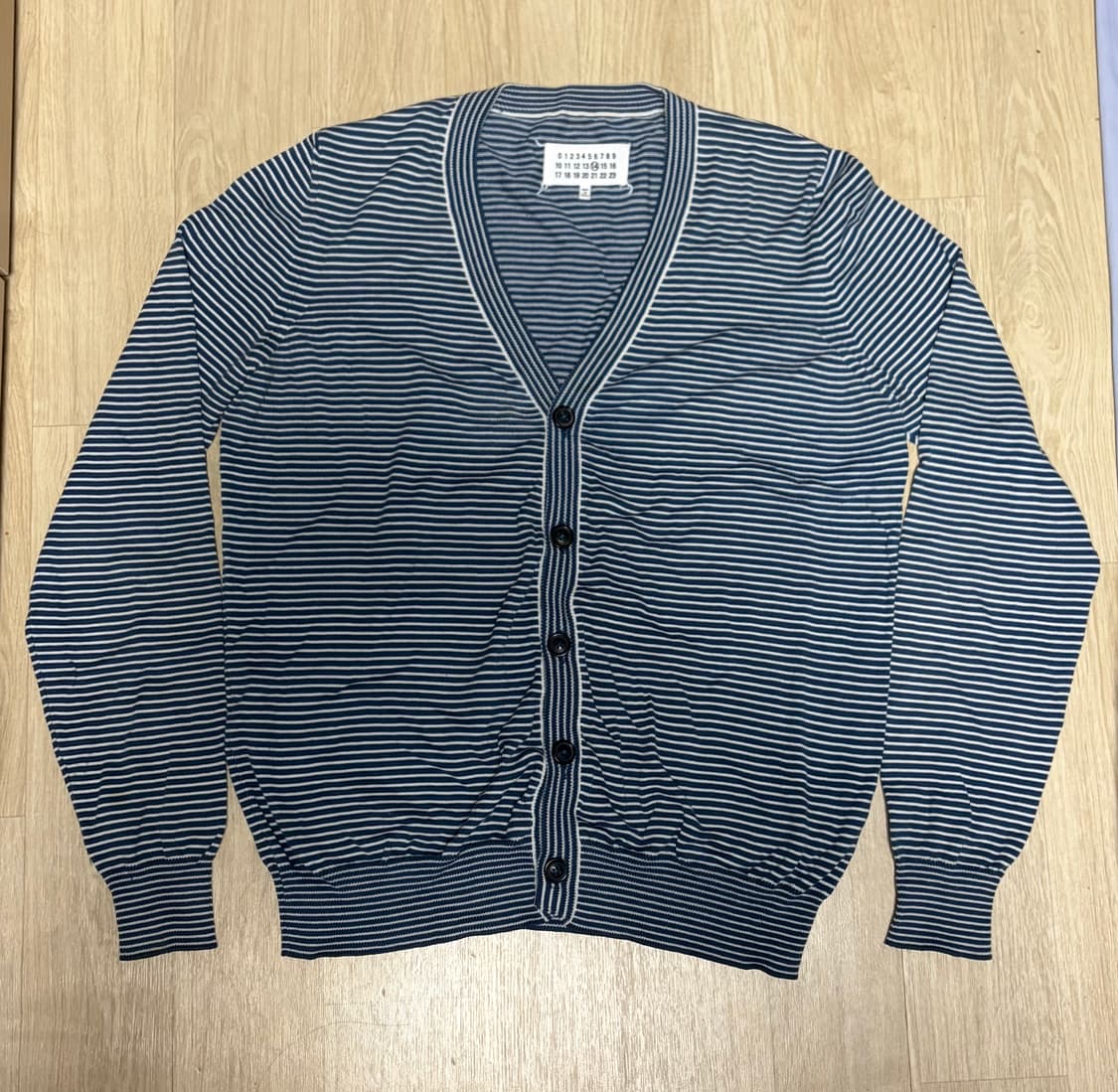 메종 마틴 마르지엘라 13ss 스트라이프 가디건 s사이즈 상품이미지1